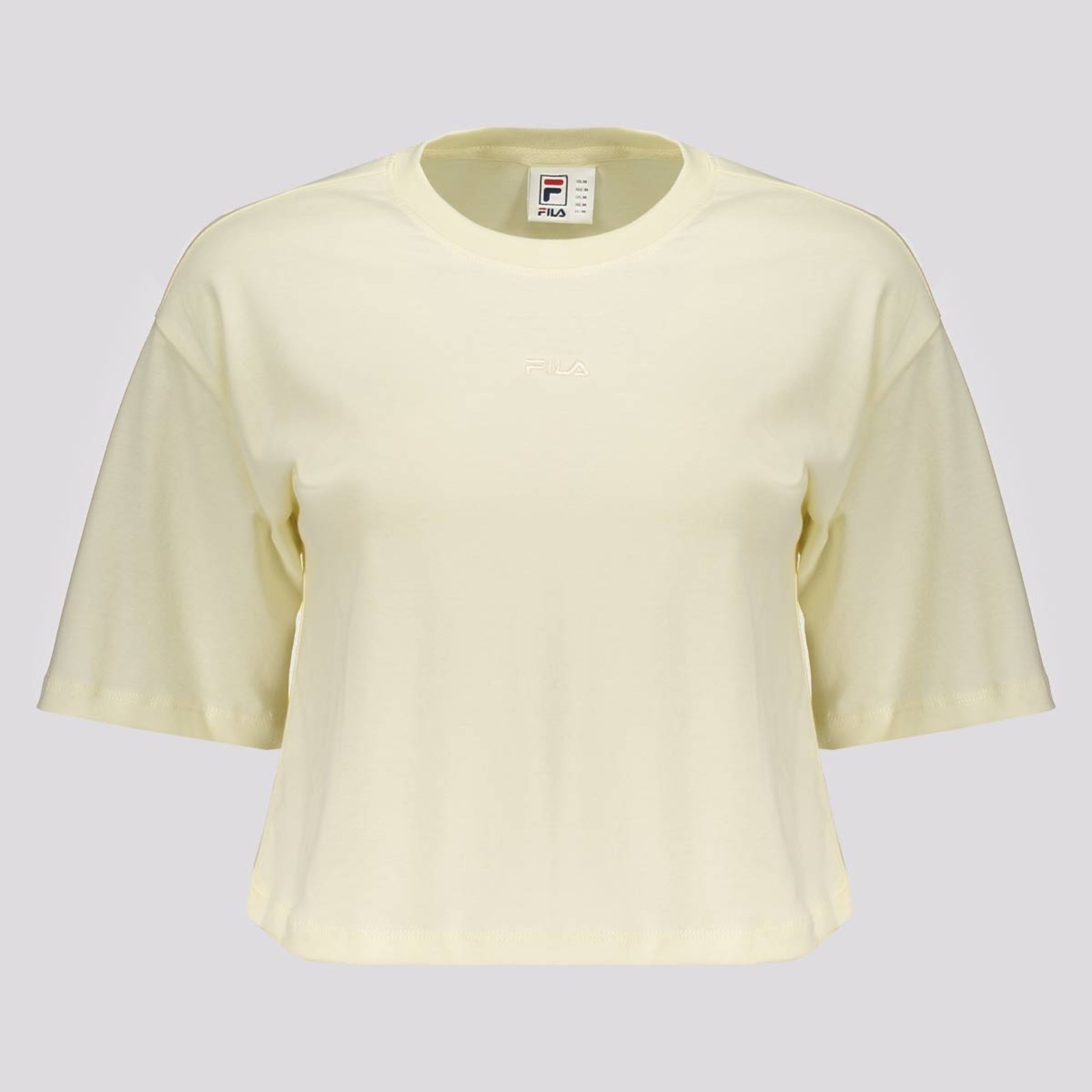 Cropped Fila Comfort Classic Feminino Amarelo