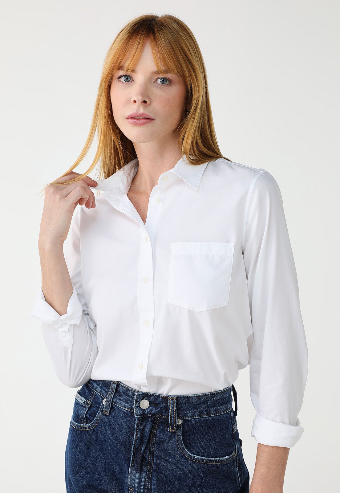 Camisa GAP Bolso Branca