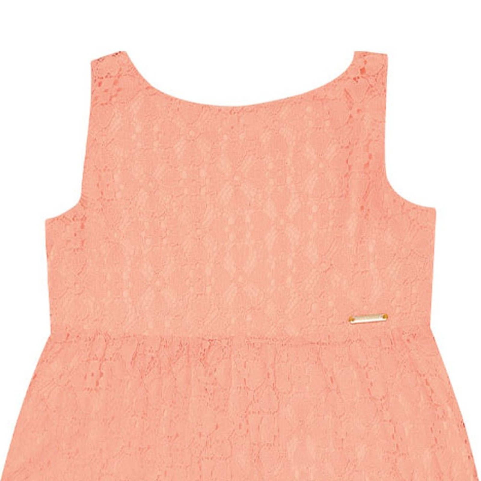 Infantil - Vestido Primeiros Passos Menina - Laranja Lumi - 49210-1186