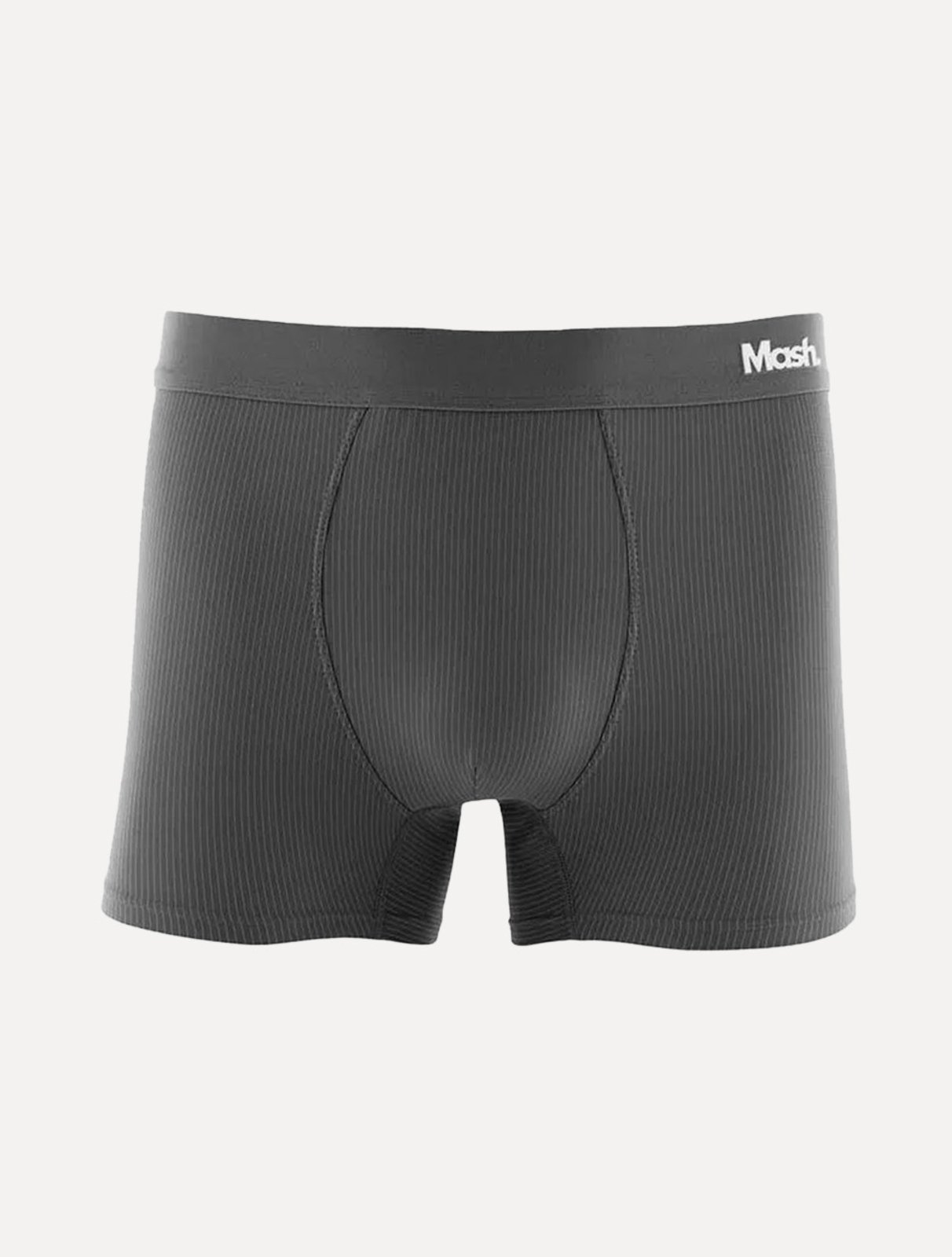 Vista 2 Cueca Mash Boxer Microfibra Risca de Giz Chumbo azul marinho MASH azul marinho
