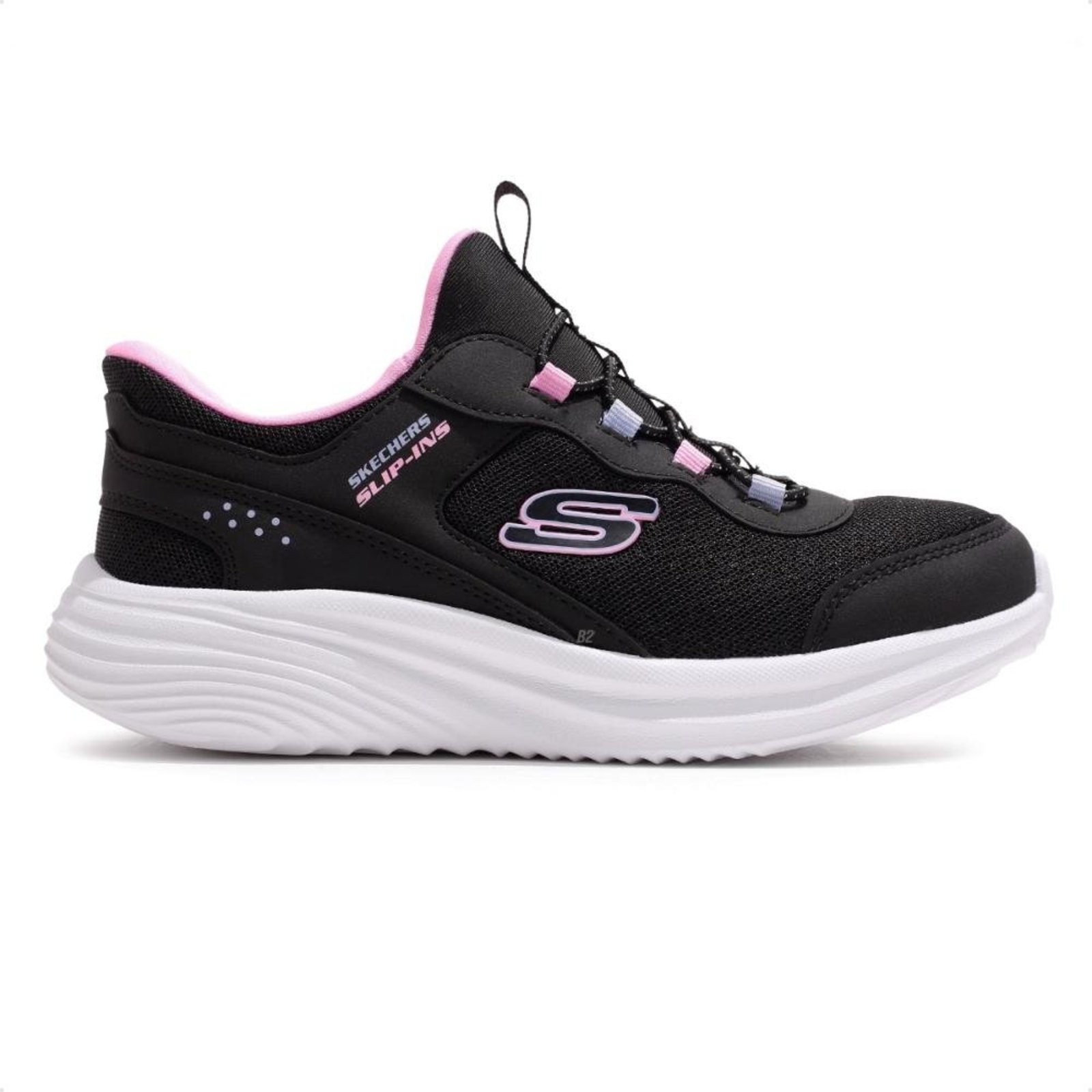 Infantil - Tênis Skechers Bounder Pro Step On Juvenil Preto