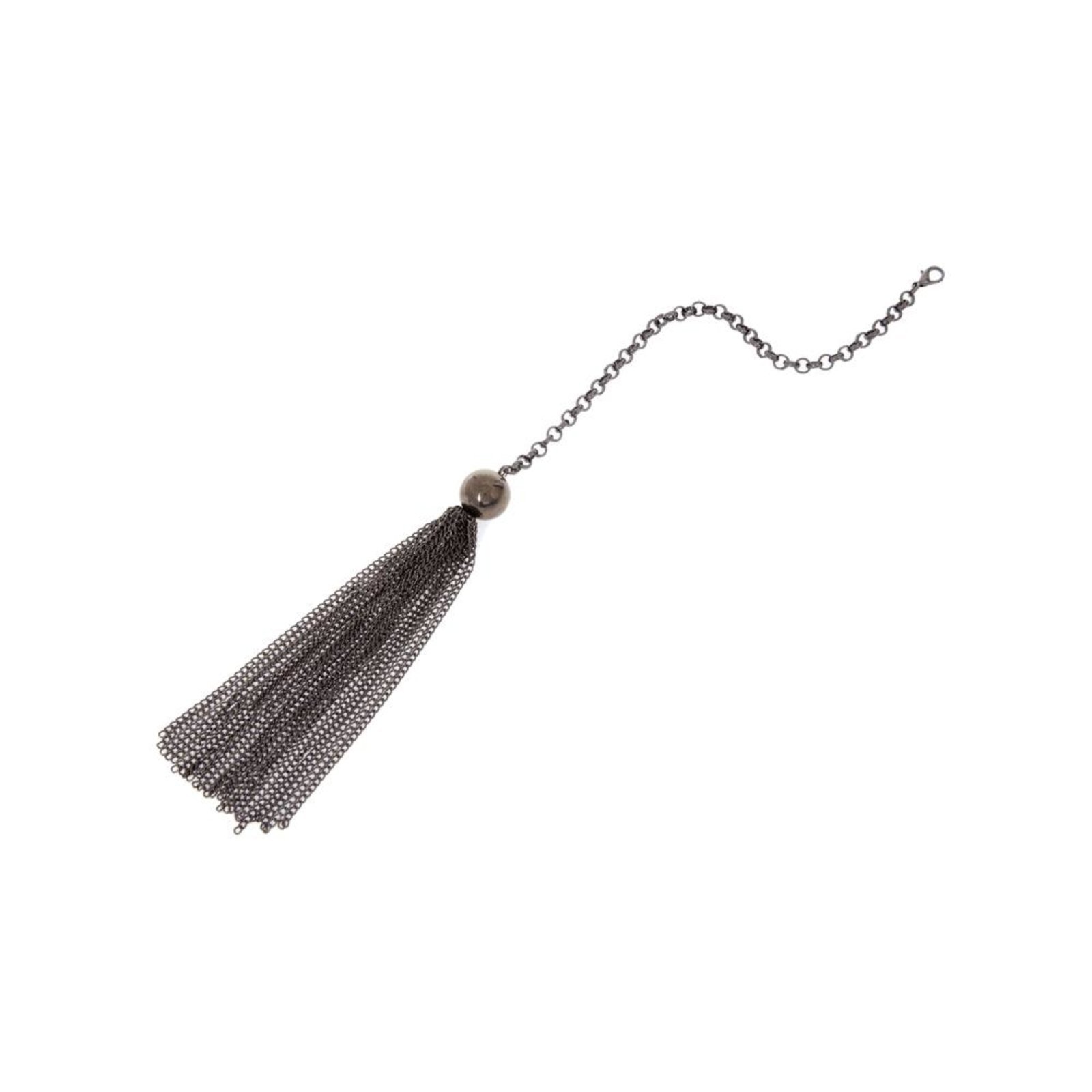 Vista 2 Flogger Contas Beads preto preto