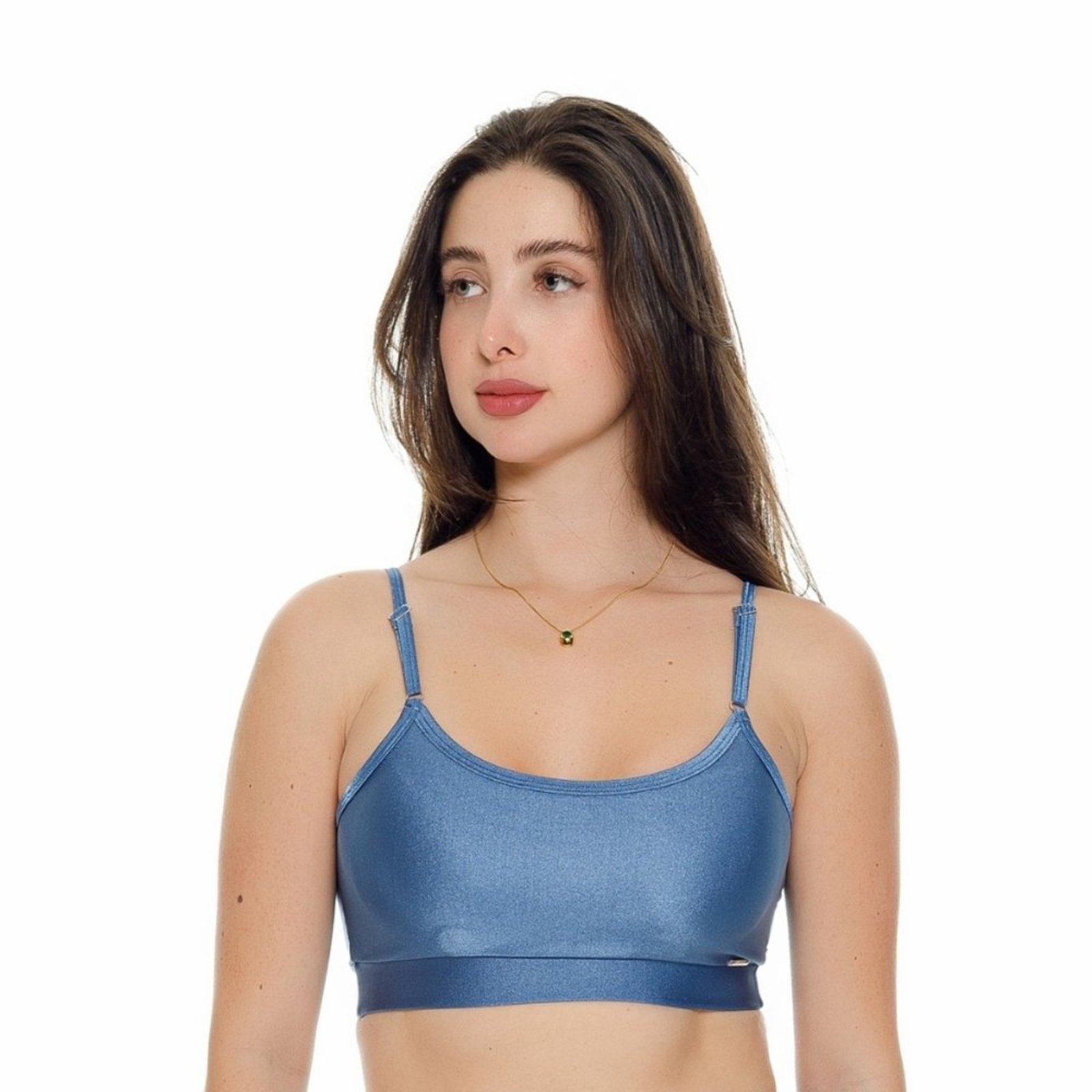 TOP FITNESS GLOW ALÇAS FINAS COM BOJO REMOVÍVEL