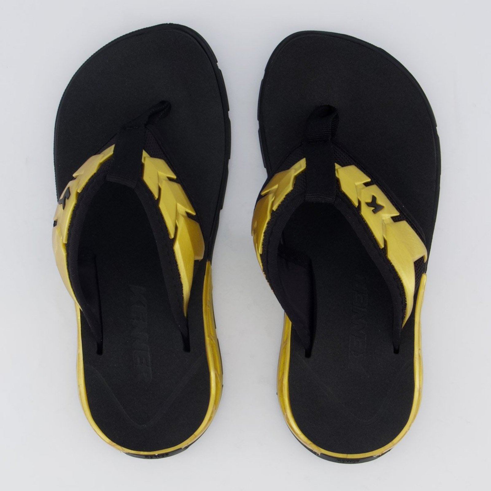 Infantil - Chinelo Kenner Rakka Ultra Force Preto e Dourado