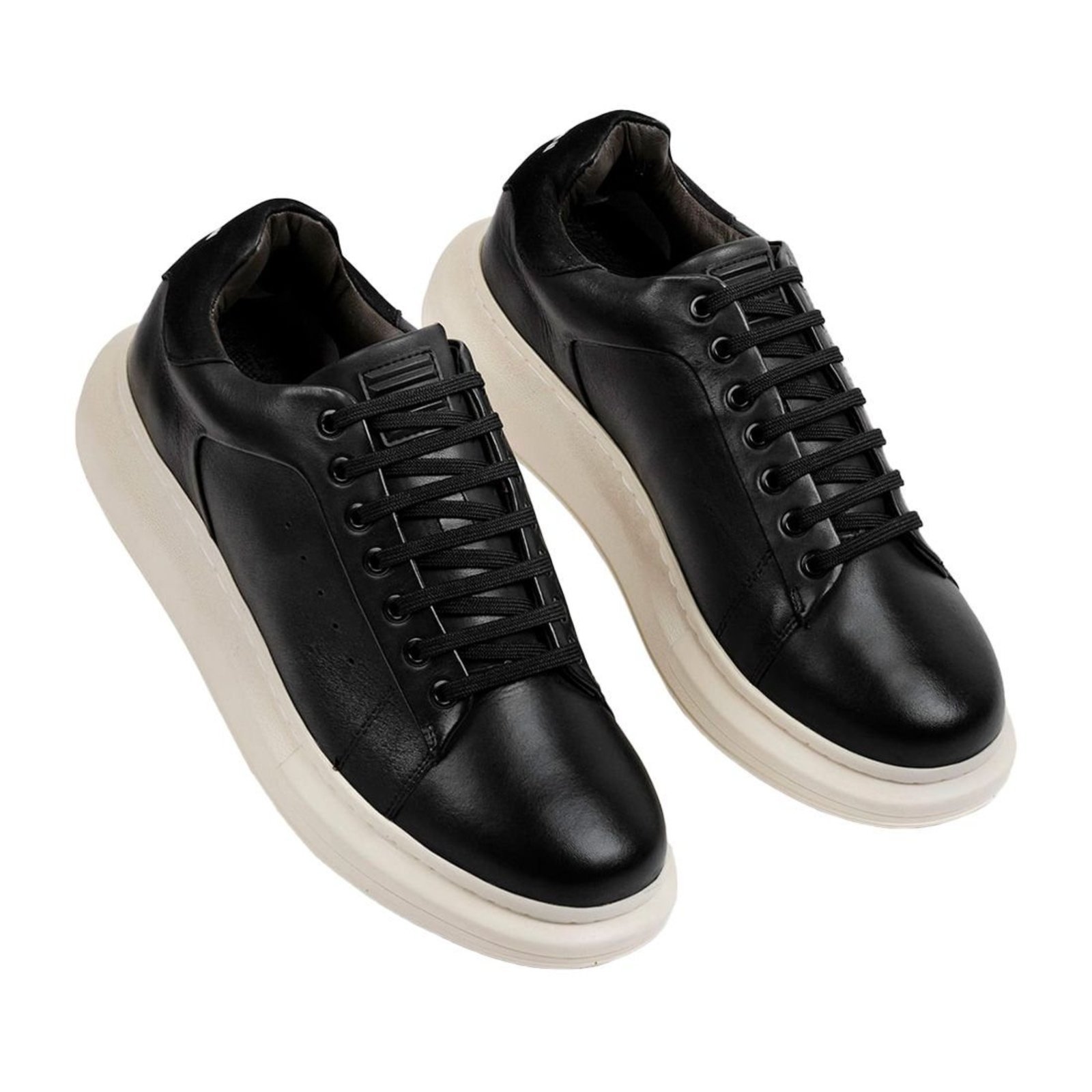 Vista 3 Tênis Sneaker Ferracini Cervo Sport Impulse Branco preto FERRACINI preto