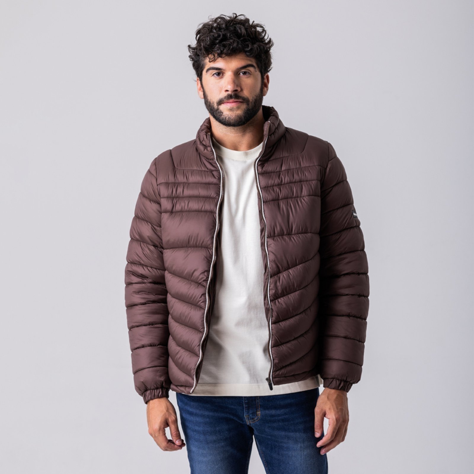 Jaqueta Masculina Rock e Soda Marrom