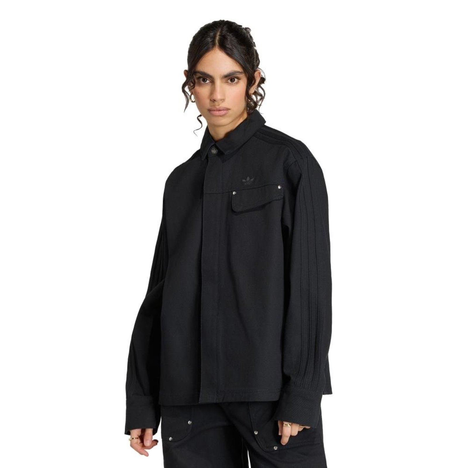 Camiseta Lona Premium Essentials adidas Originals Preto