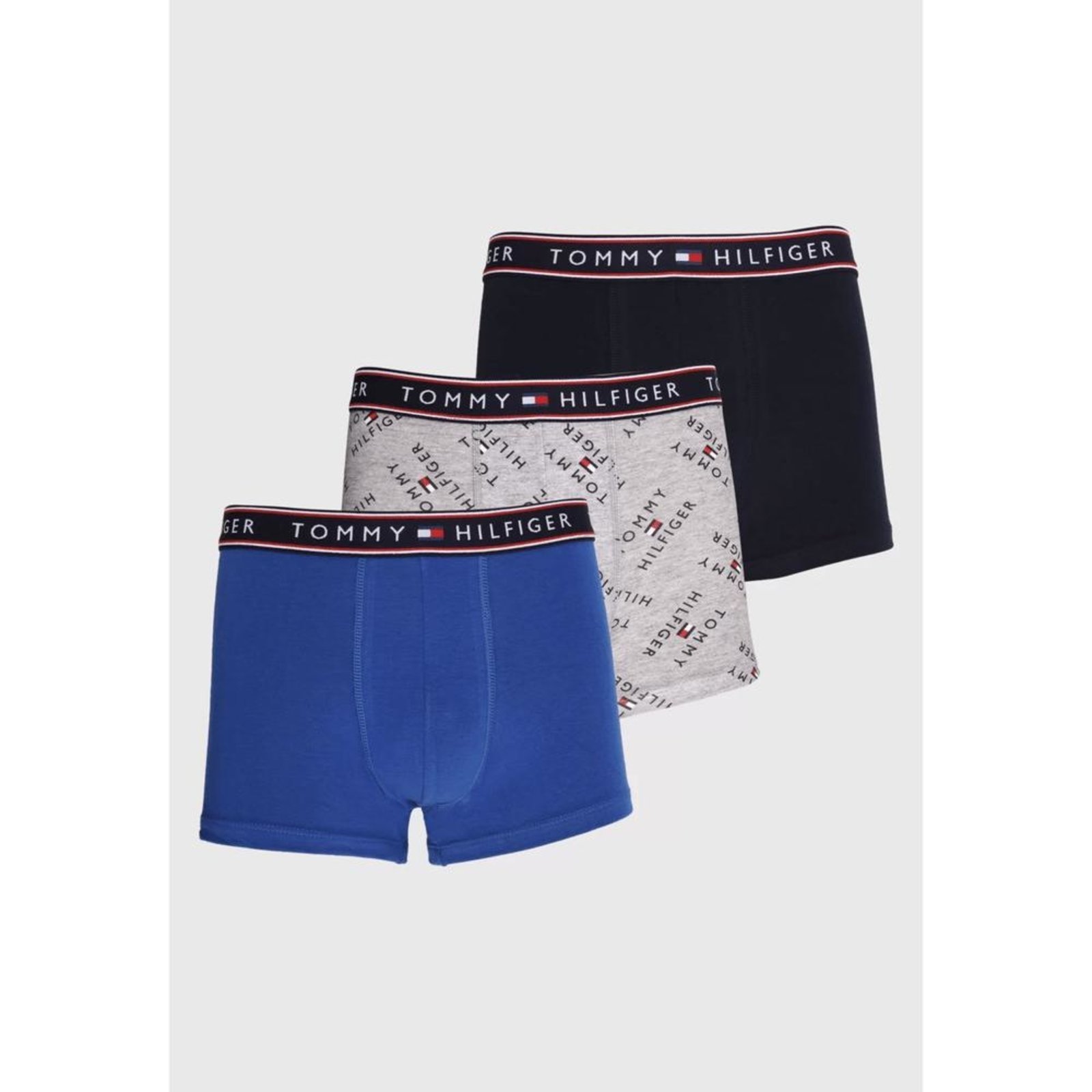 Vista 2 Cueca Boxer Interlock Tommy Hilfiger cinza Tommy Hilfiger cinza