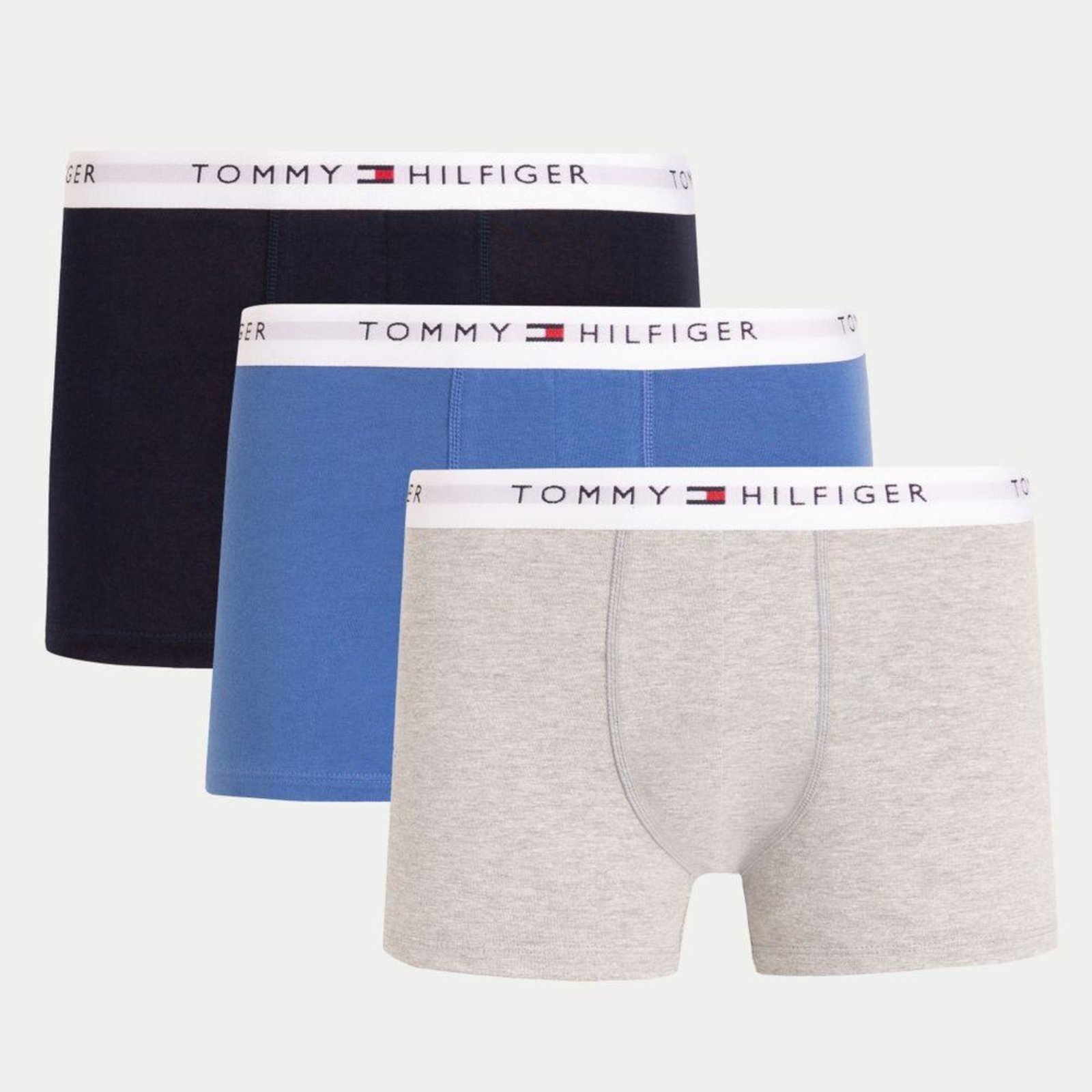 Pack 3 Cuecas Trunk Azul - Tommy Hilfiger Azul