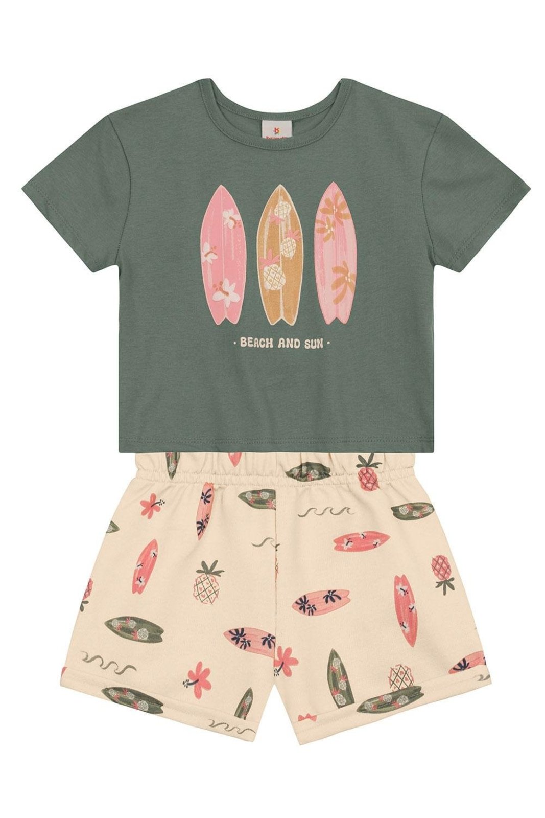 Infantil - Conjunto menina praiano Brandili