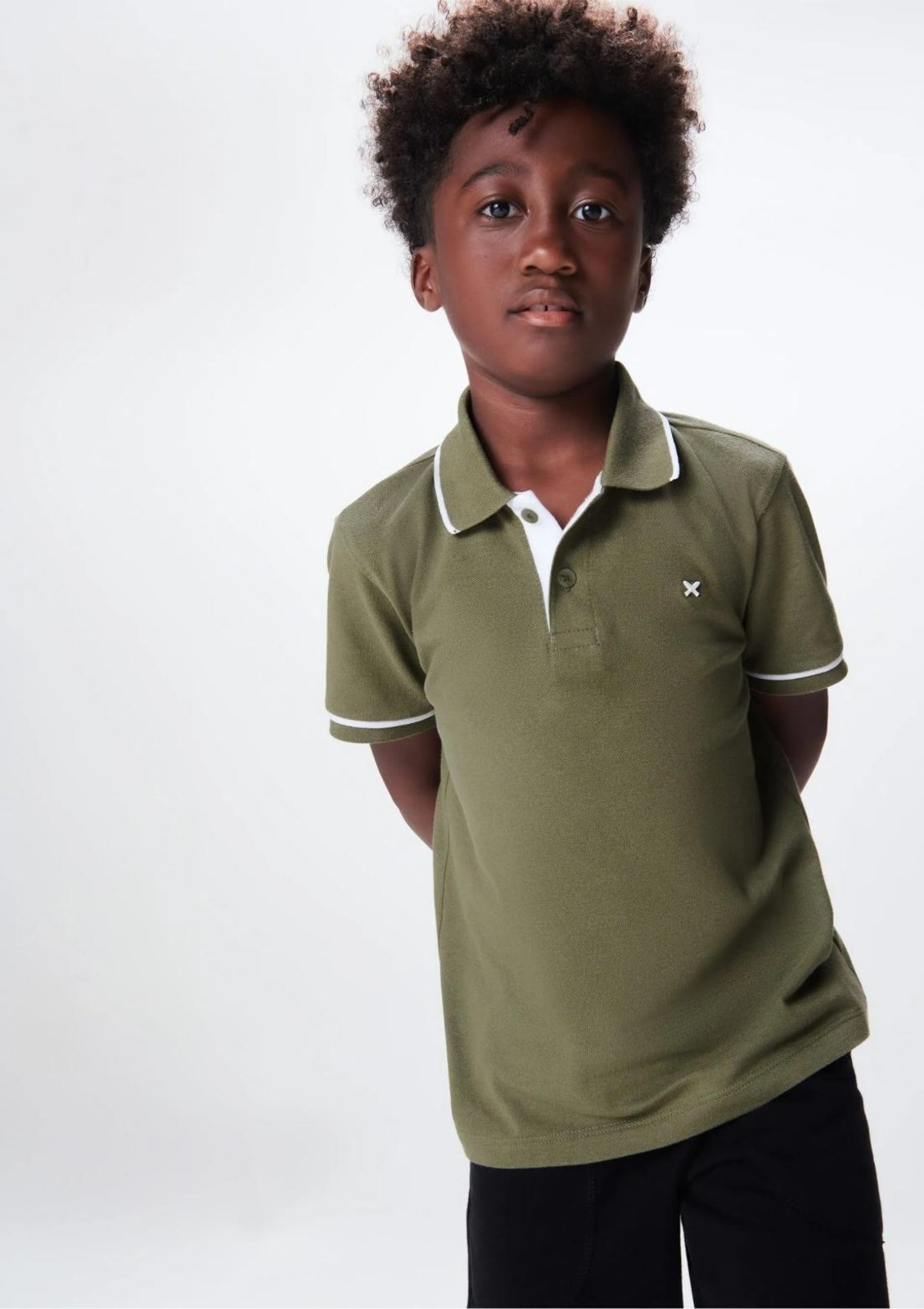 Infantil - Camisa Polo Básica Menino De Algodão Com Bordado