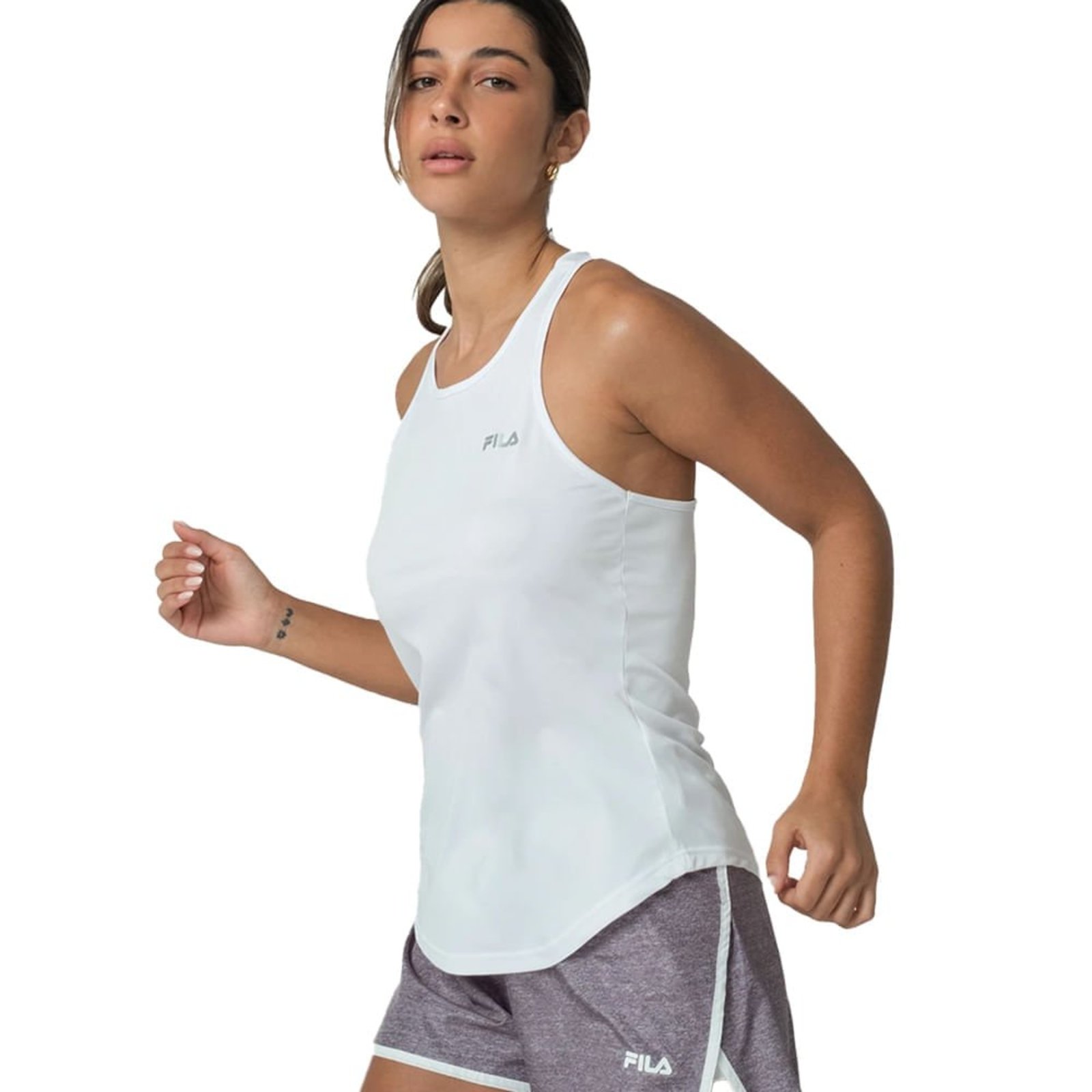 Regata Feminina Fila Basic Sports Iii Azul Claro