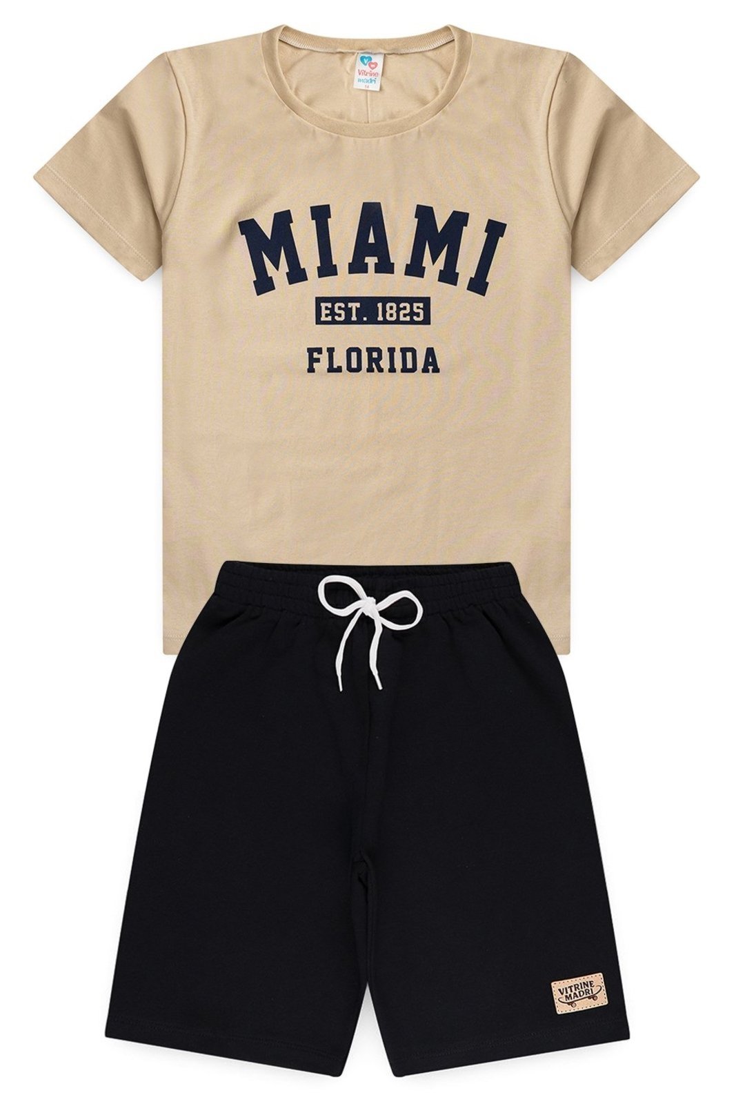 Infantil - Conjunto Juvenil Verão Masculino Miami Florida