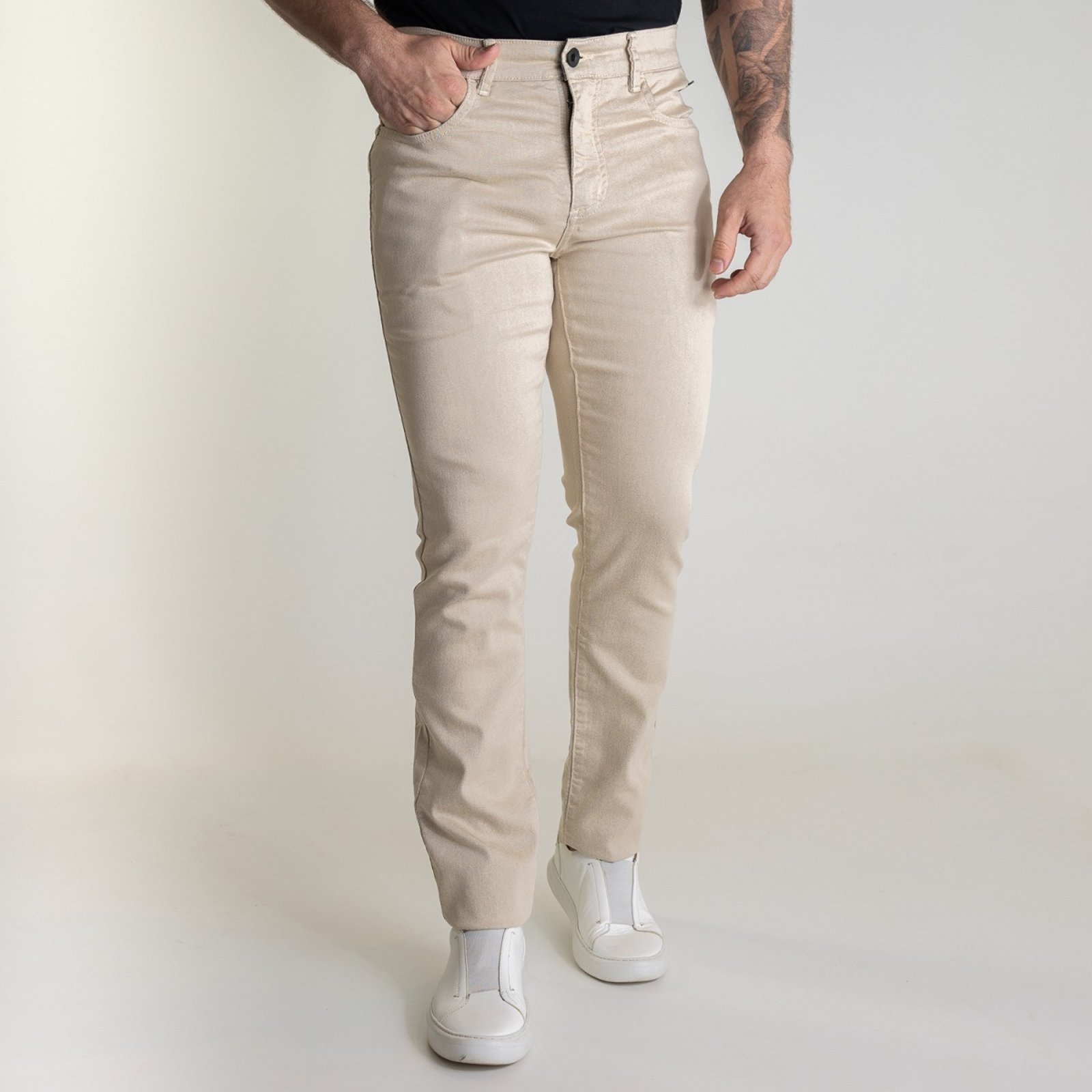 Calça Reserva Skinny Color Areia