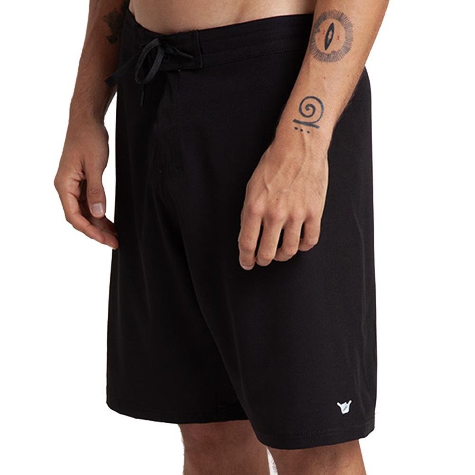 Bermuda Hang Loose Imp Logo 18 Masculina Preto