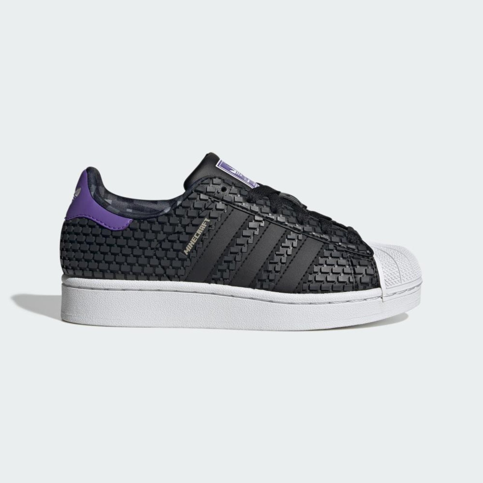 Vista 3 Infantil - TÊNIS ADIDAS MINECRAFT SUPERSTAR II adidas Originals preto Adidas preto