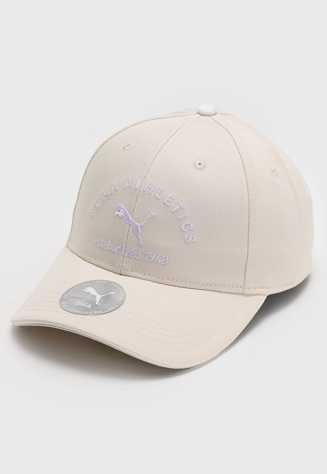 Vista 3 Boné Puma Class BB Cap bege Puma bege