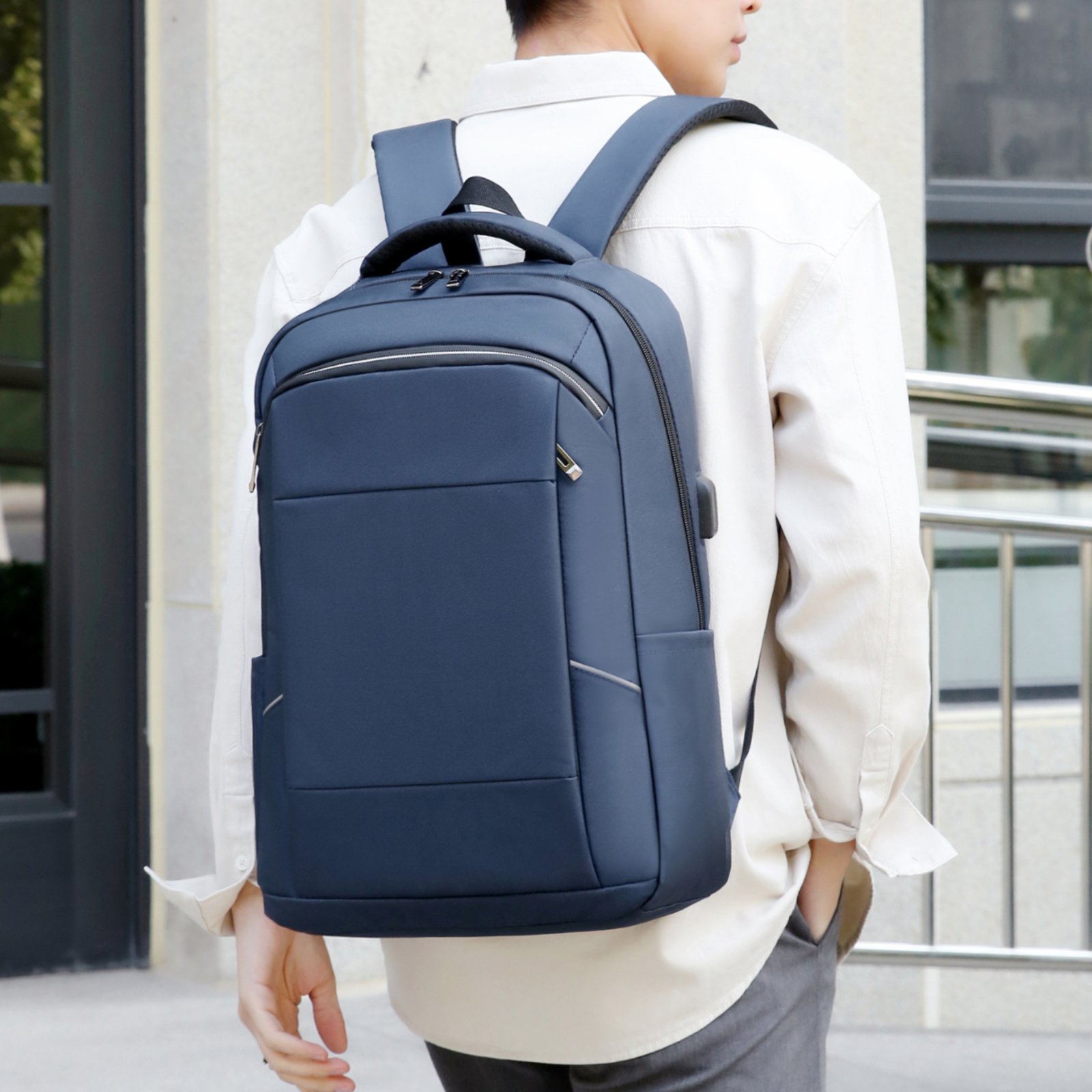 Mochila Notebook Executiva Moderna Universitária Trabalho Escritório Minimalista Escolar Impermeável Reforçada