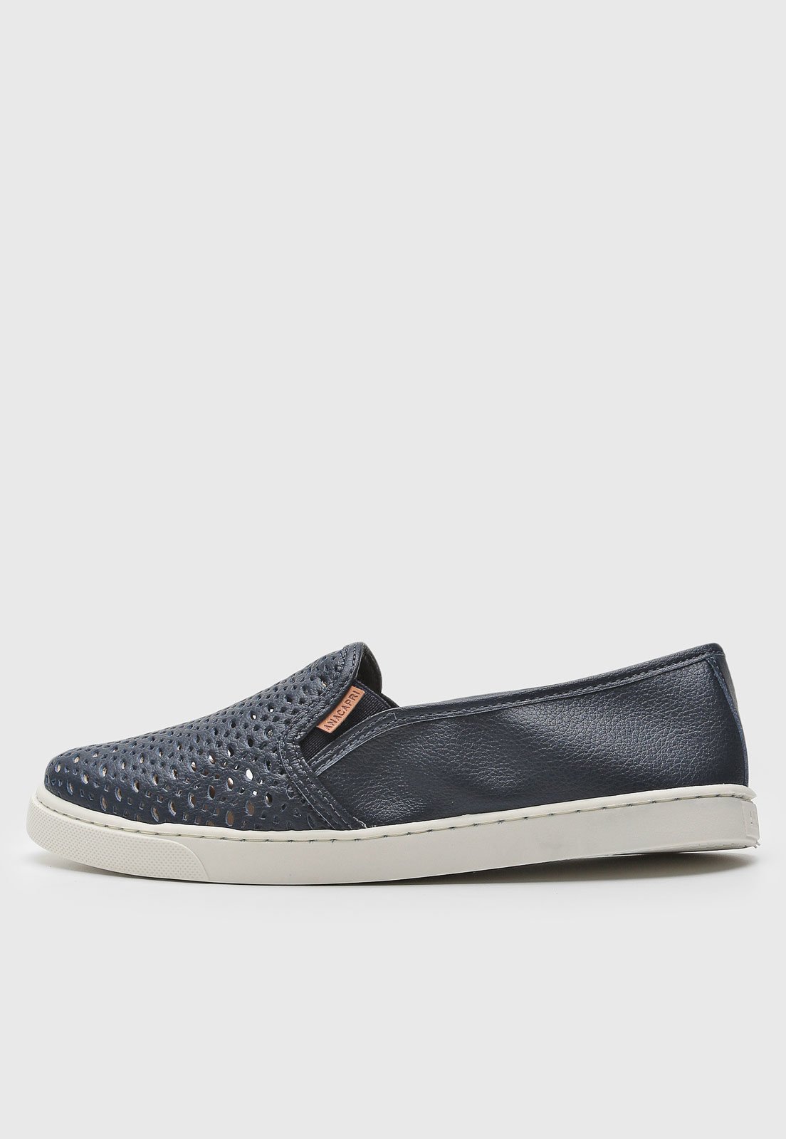Slip On ANACAPRI Lasercut Azul-marinho