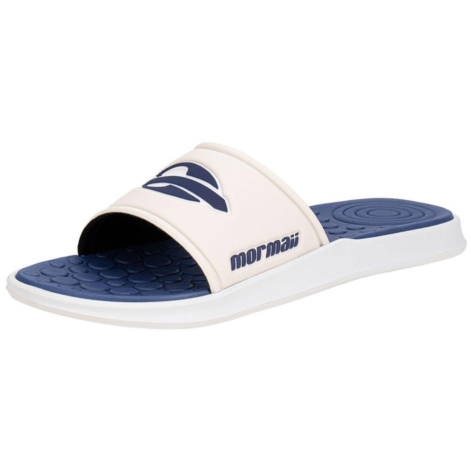Chinelo Masculino Slide Quiver Pró Mormaii 11406 A3291406 Branco