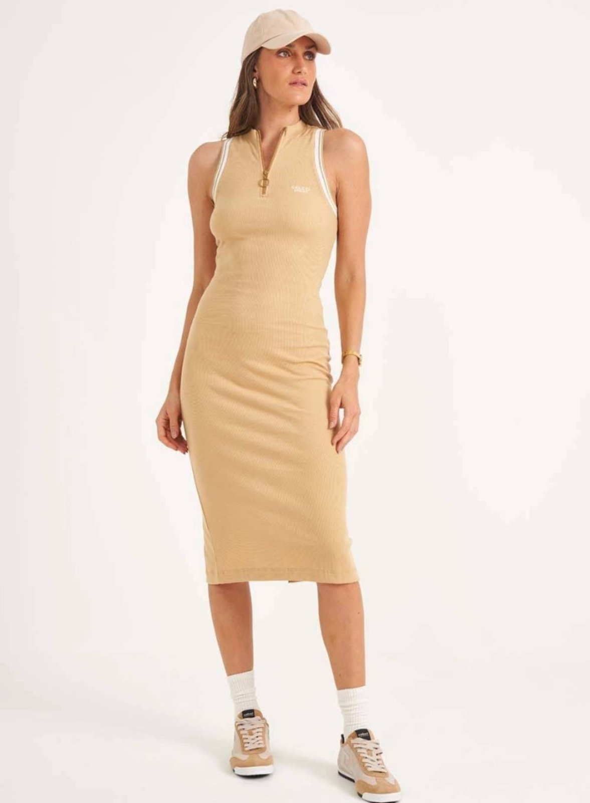 Vestido Colcci Sport Slim Feminino Bege