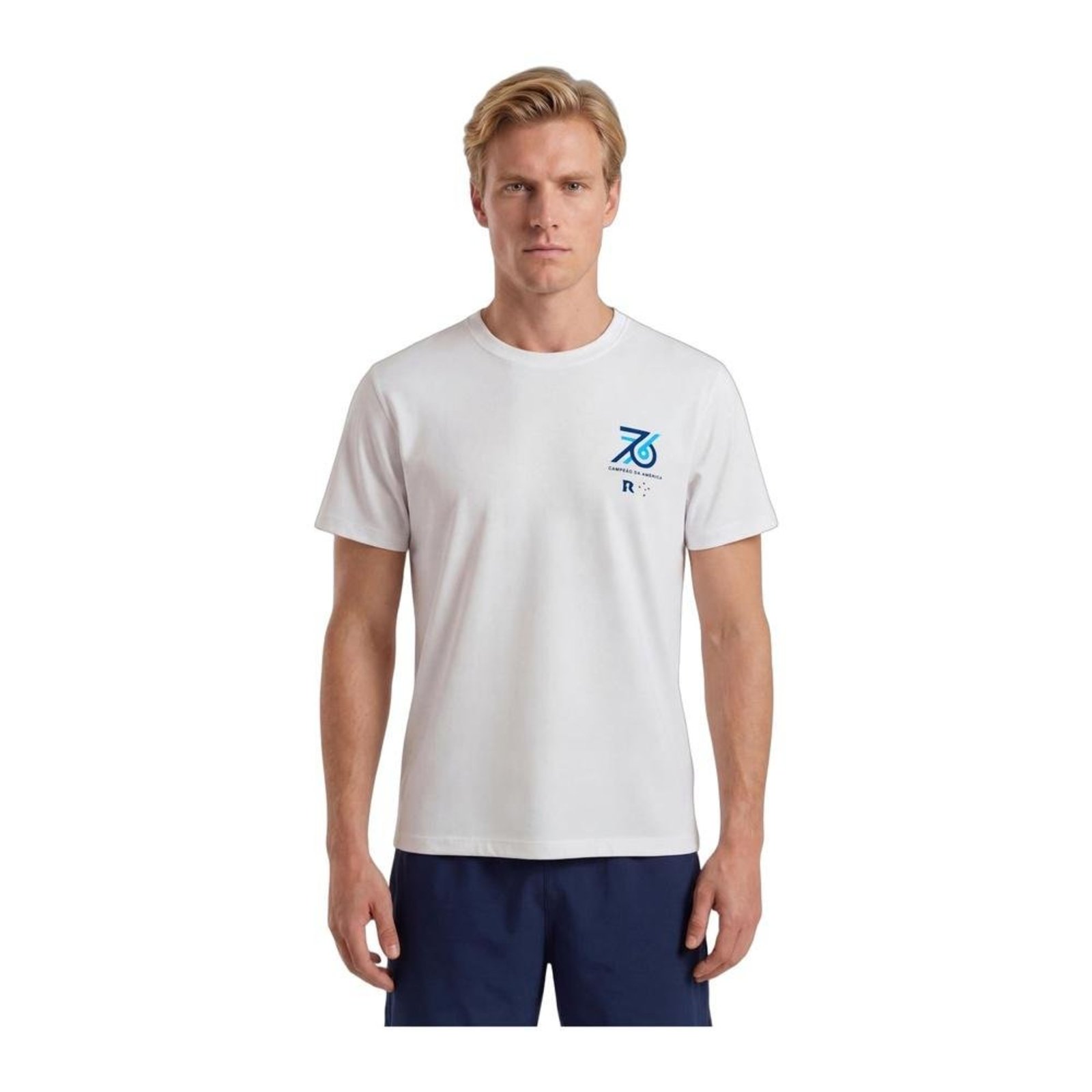Camiseta Estampa Campeão 76 Cruzeiro Reserva