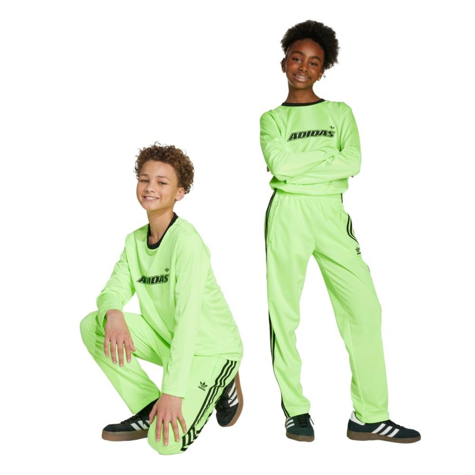 Infantil – Calça Adicolor Firebird adidas Originals Verde
