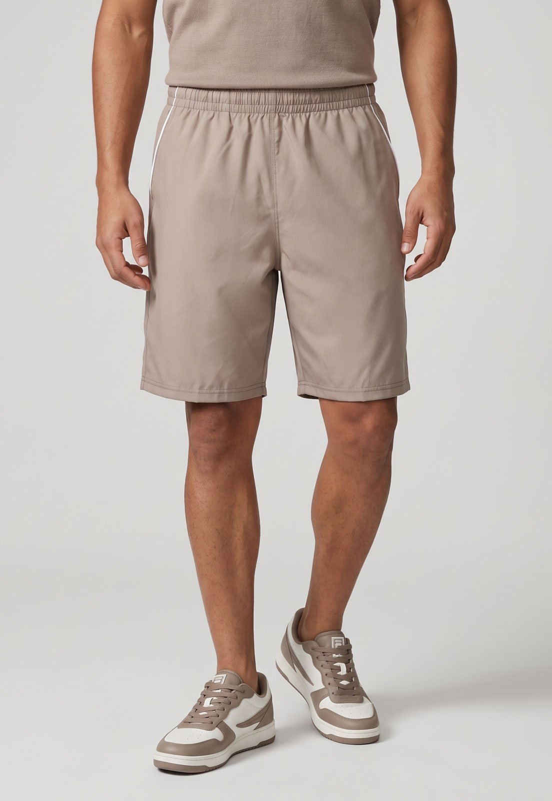Shorts Masculino Fila Train Ii - 8 Bege