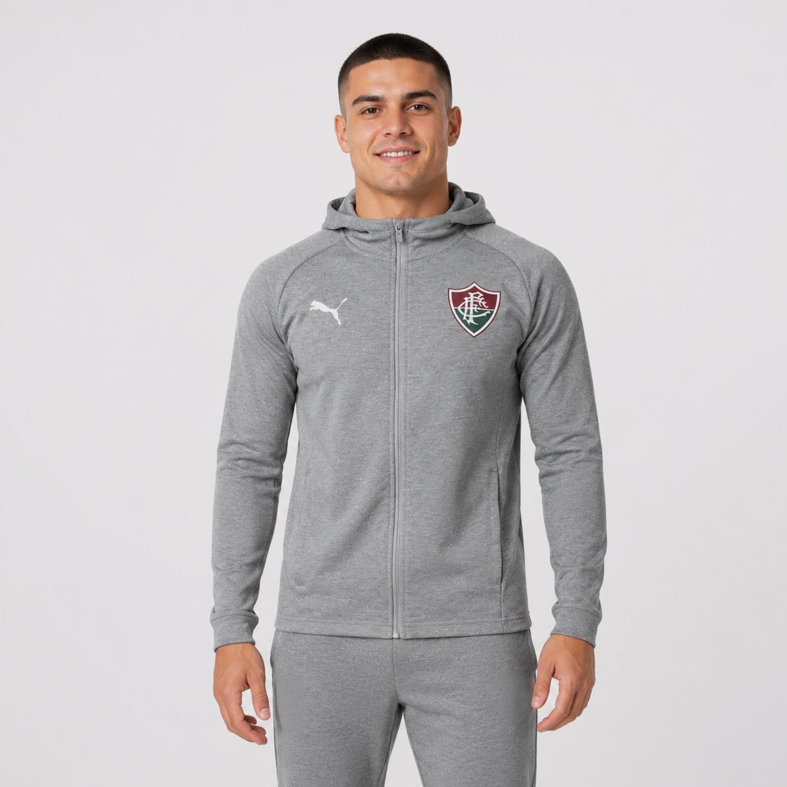 Jaqueta Puma Fluminense 2026 Cinza