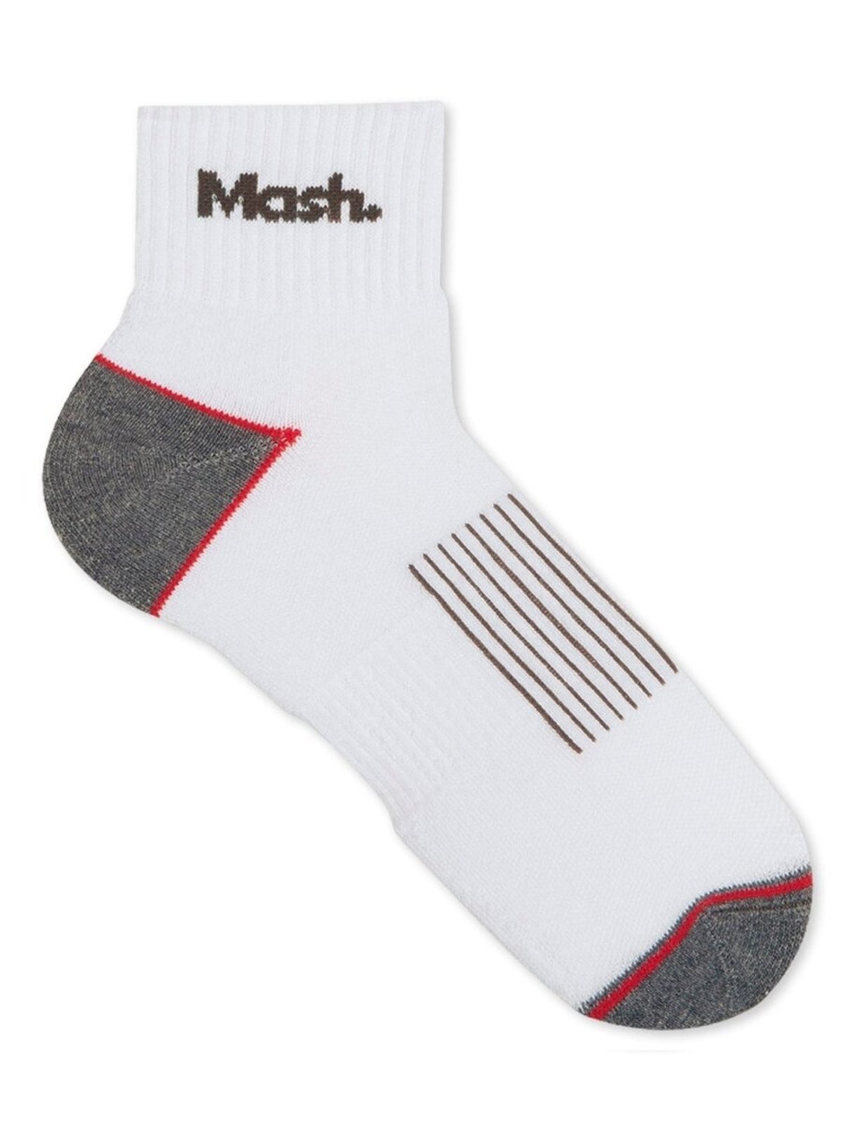 Meia Esportiva Cano Médio Mash 215.19 Branco