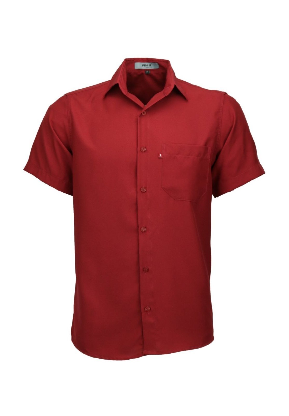 Camisa Masculina Não Amassa Amil Microleve Com Bolso