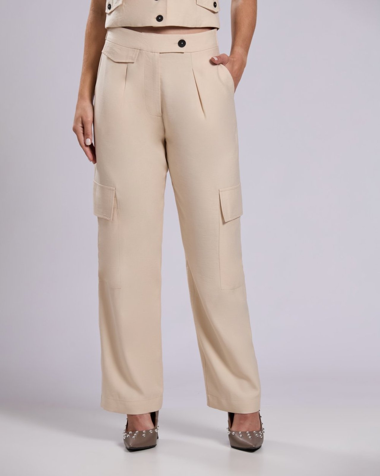 Calça Alfaiataria Dani Vanilla