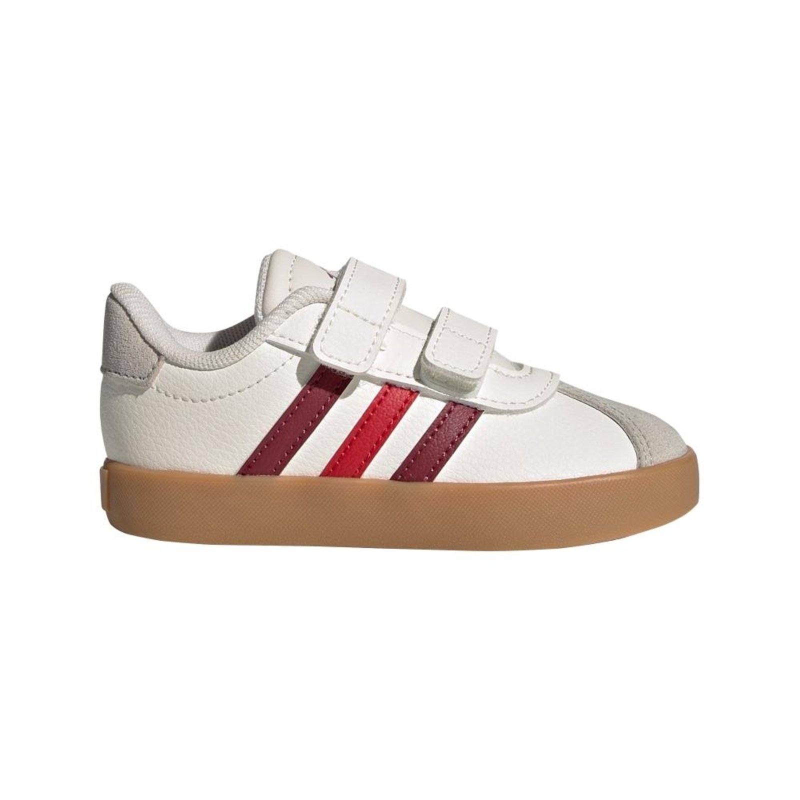 Infantil - Tênis Vl Court 3.0 Skateboarding Adidas Sportswear Branco - Miniatura 3
