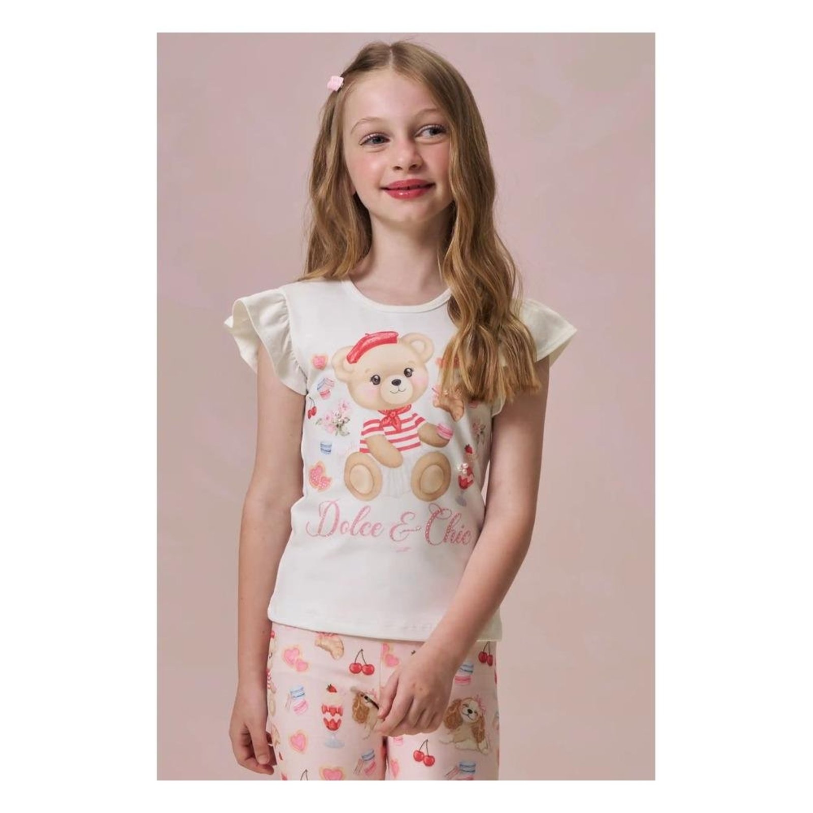 Infantil - Blusa Menina Estampado Infanti 2 Branco