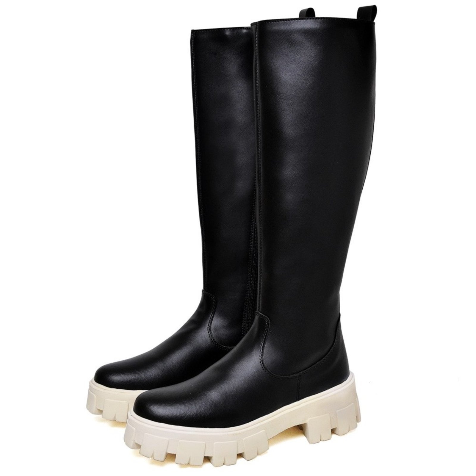 Bota Feminina Galocha Cano Alto DUBUY 1805FG Preto