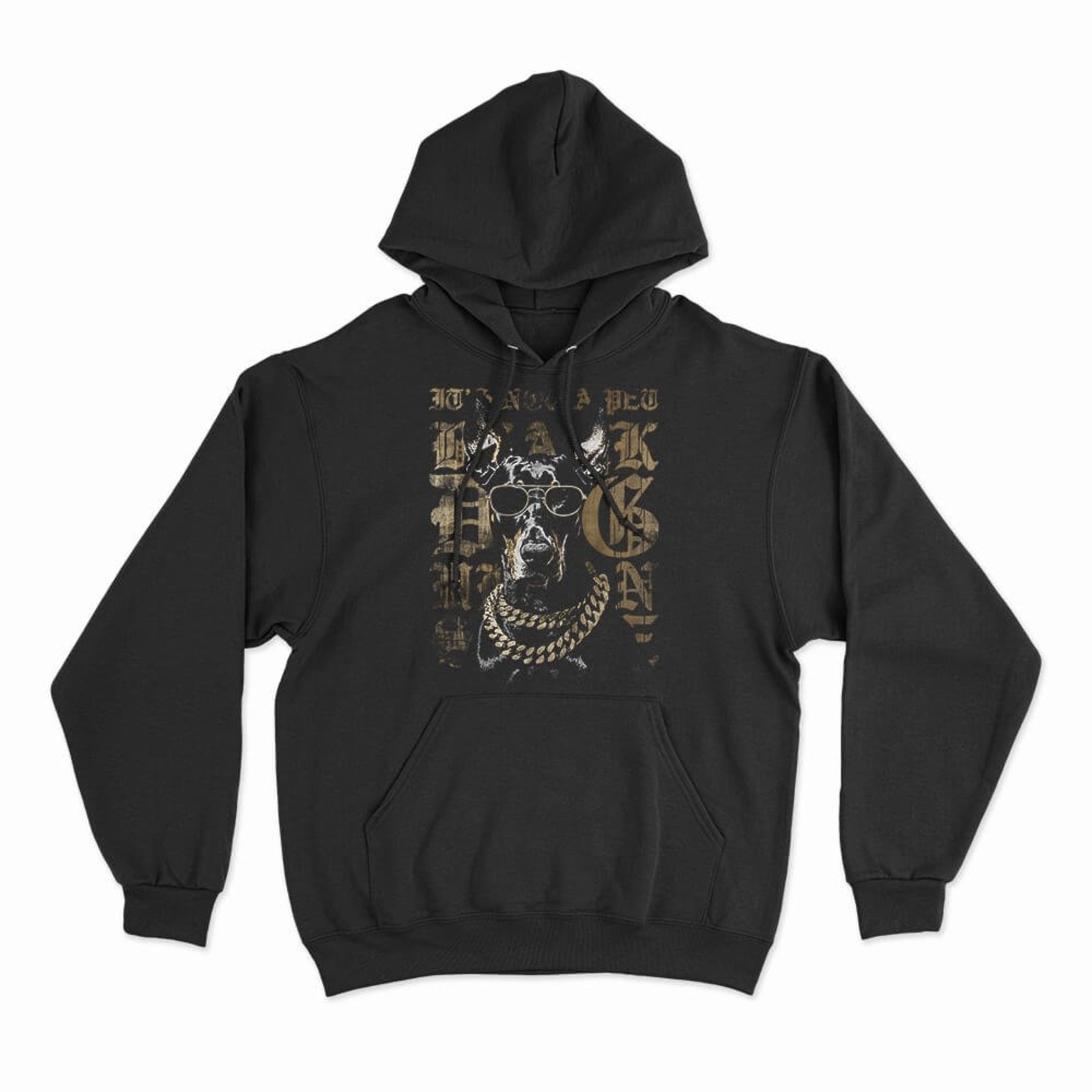 Moletom Com Capuz Dobermann - Preto - Casual - Studio Geek