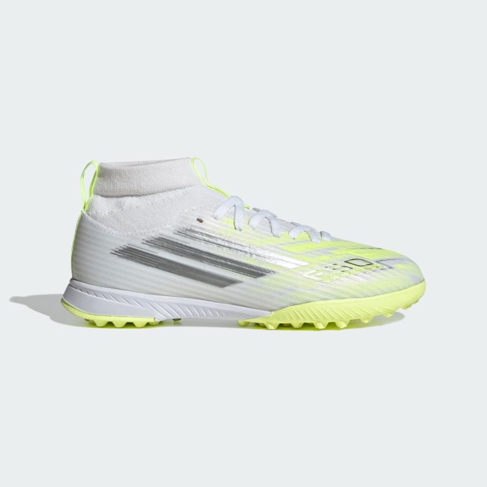 Vista 3 Infantil - Chuteira Society Cano Alto F50 SPARKFUSION LEAGUE adidas Performance branco adidas performance branco