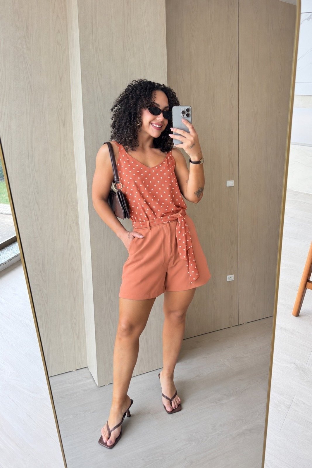 Short Montecarlo Faixa Poá Rosê