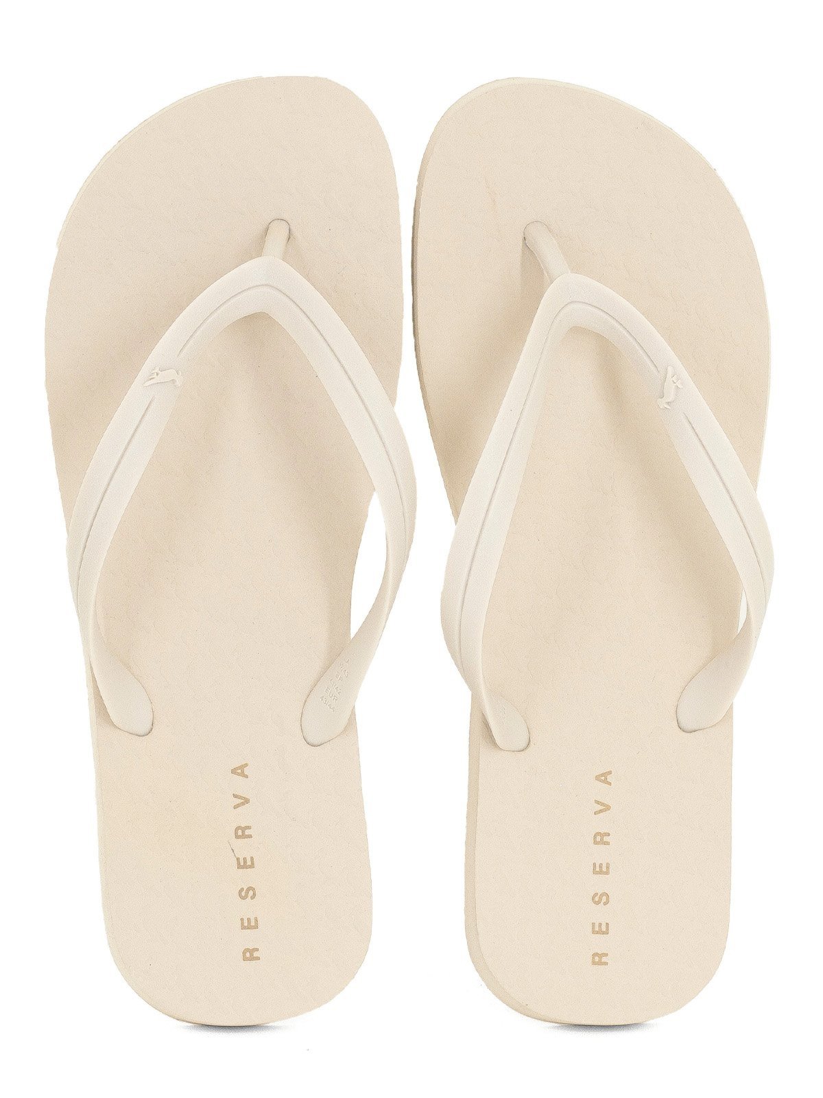 Chinelo Masculino Reserva Go RSV Rio Confortável Borracha Sandália Dedo Antiderrapante Macio Bege Crudo