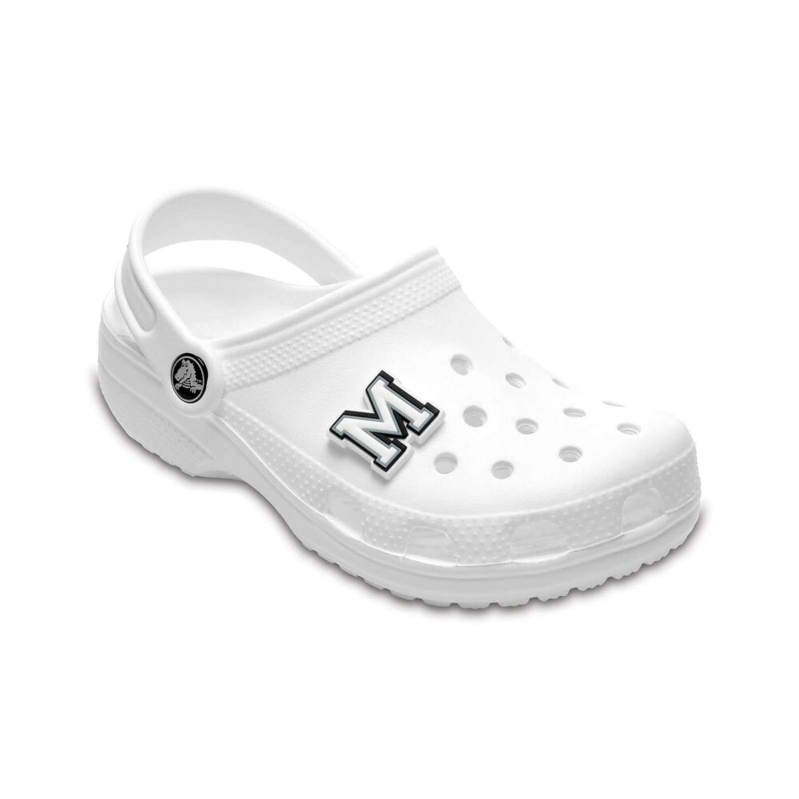 Vista 3 Infantil - Jibbitz Charm Letra M Unico Branco Crocs incolor Crocs incolor