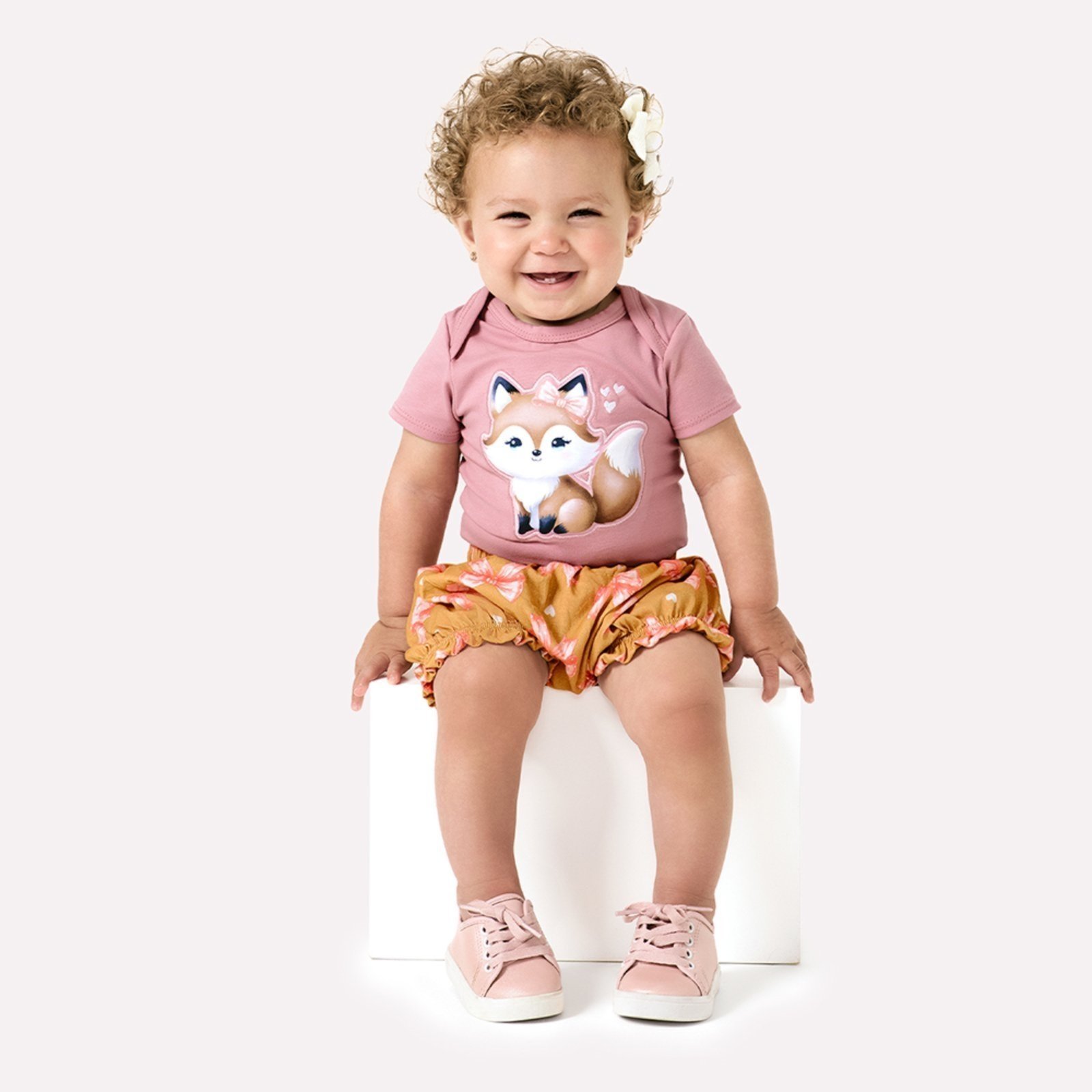 Infantil - Conjunto Menina Raposa Kyly