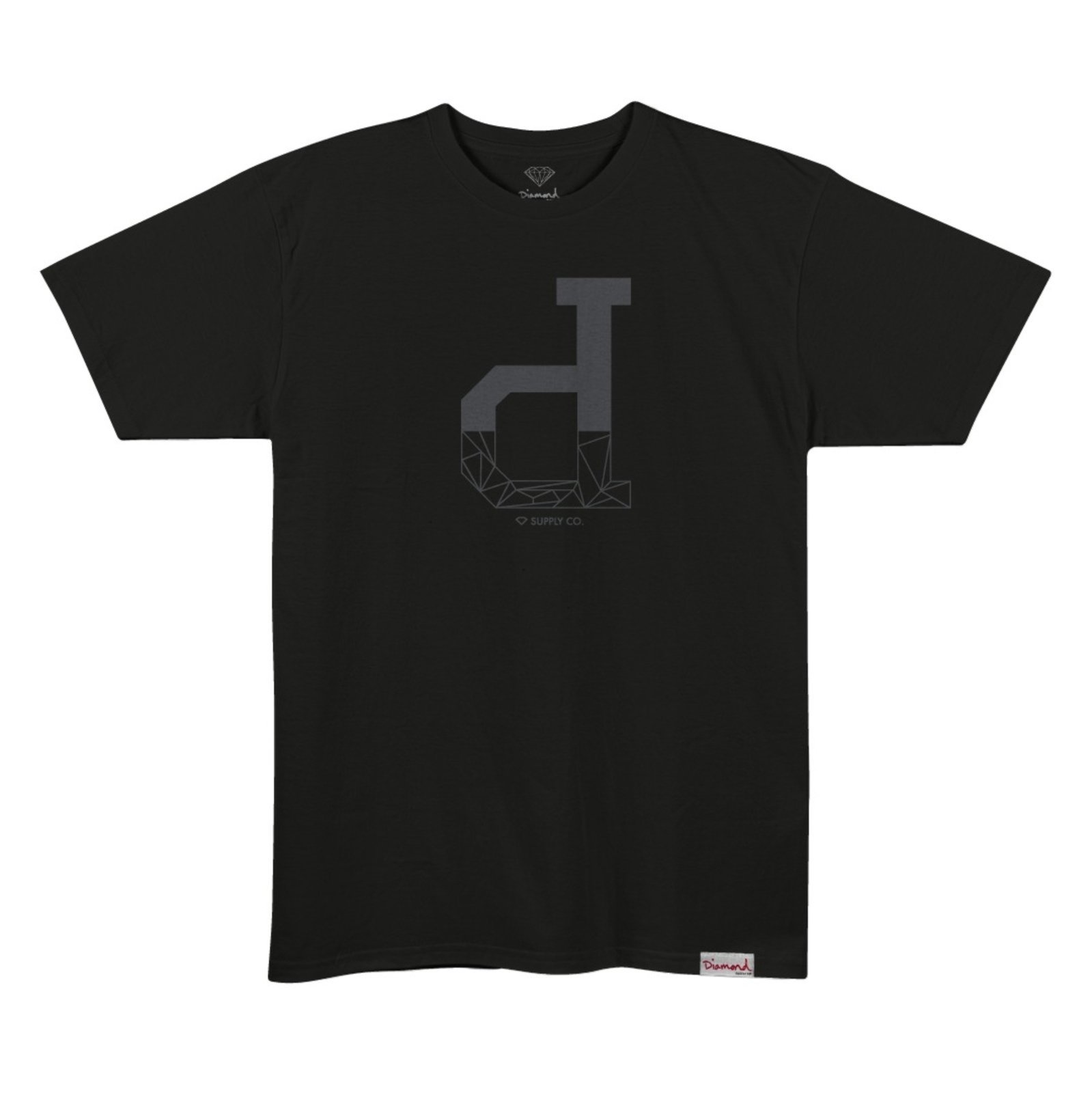 Camiseta Diamond Fractal Un Polo Tee - BLACK
