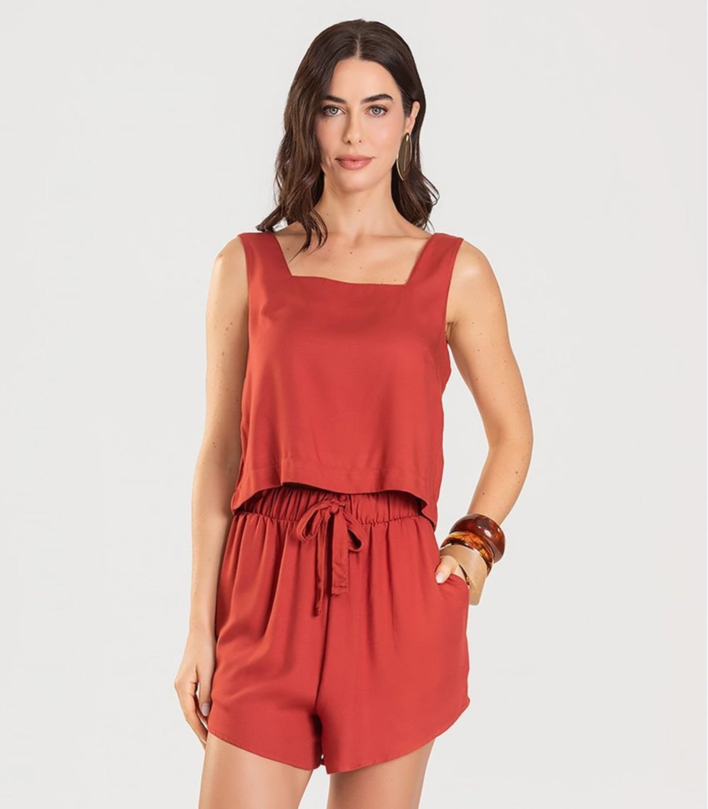 Shorts Feminino Dianna Vermelho