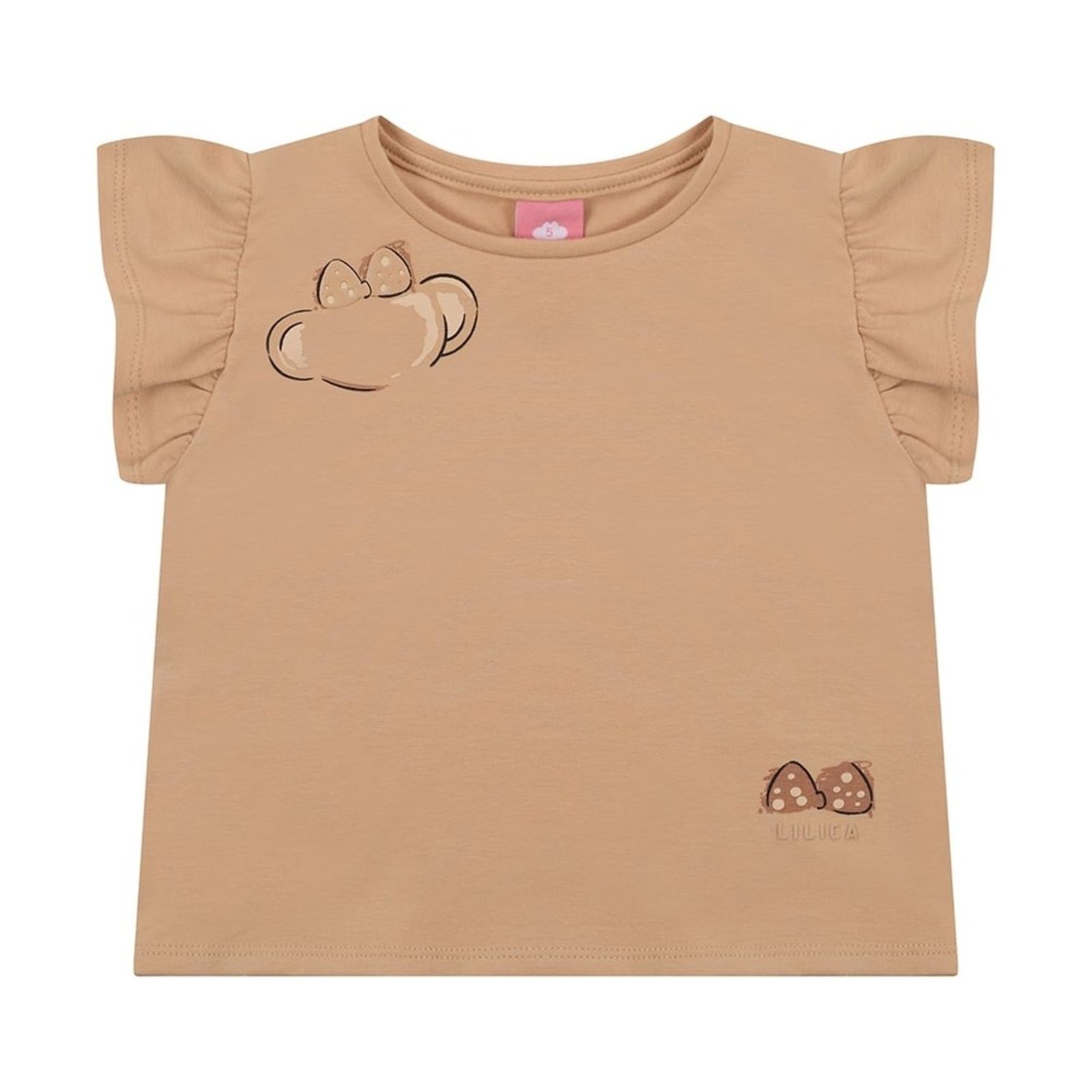 Infantil - Blusa Manga Curta Feminina Lilica Ripilica