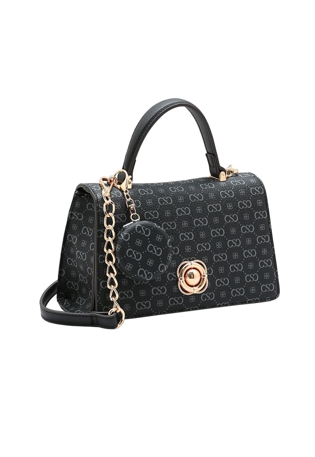 Bolsa Feminina Chenson Monograma Elegance 3485409 Preto