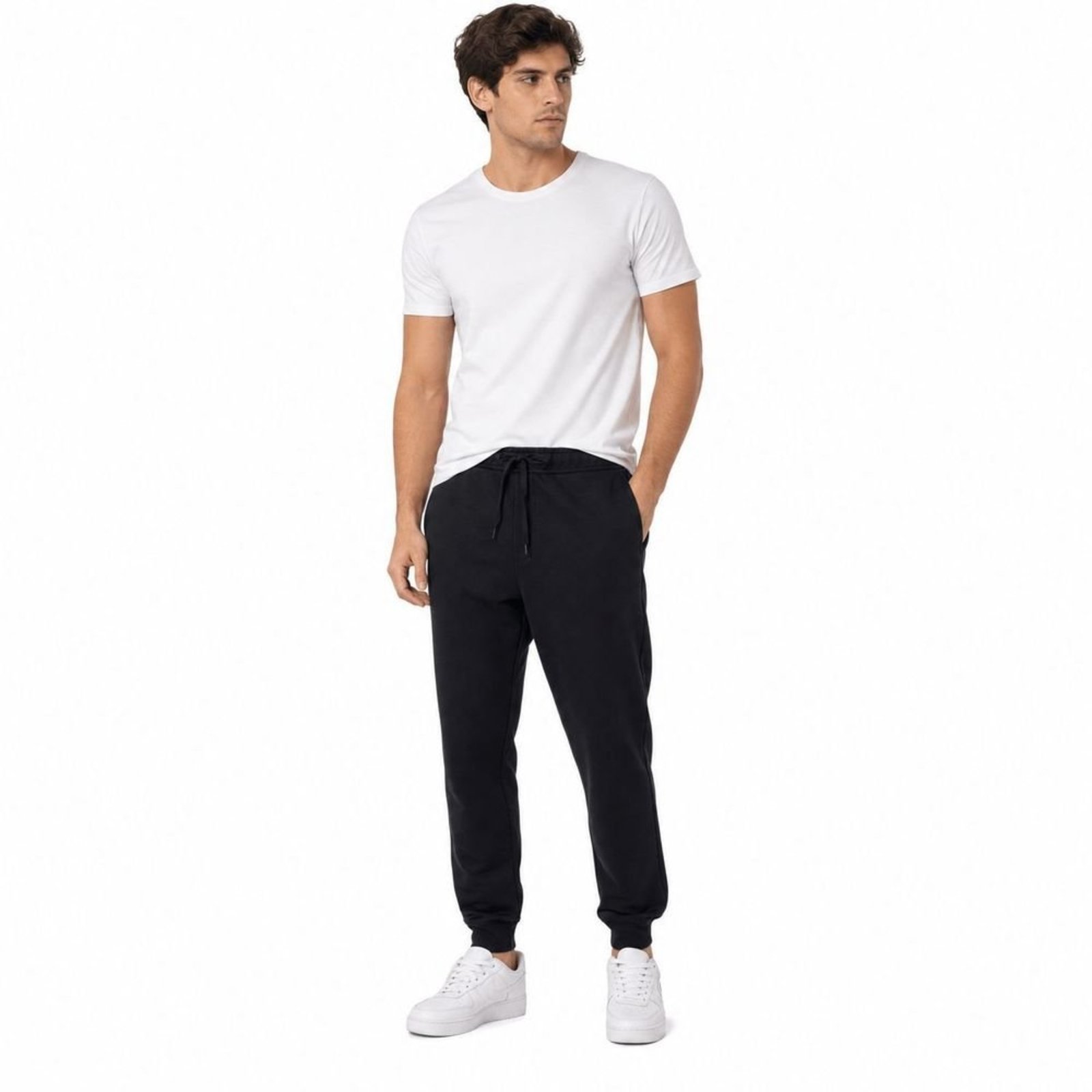 Calça Jogger Moletom Ogochi Preta 72534003 - Preto - Ogochi