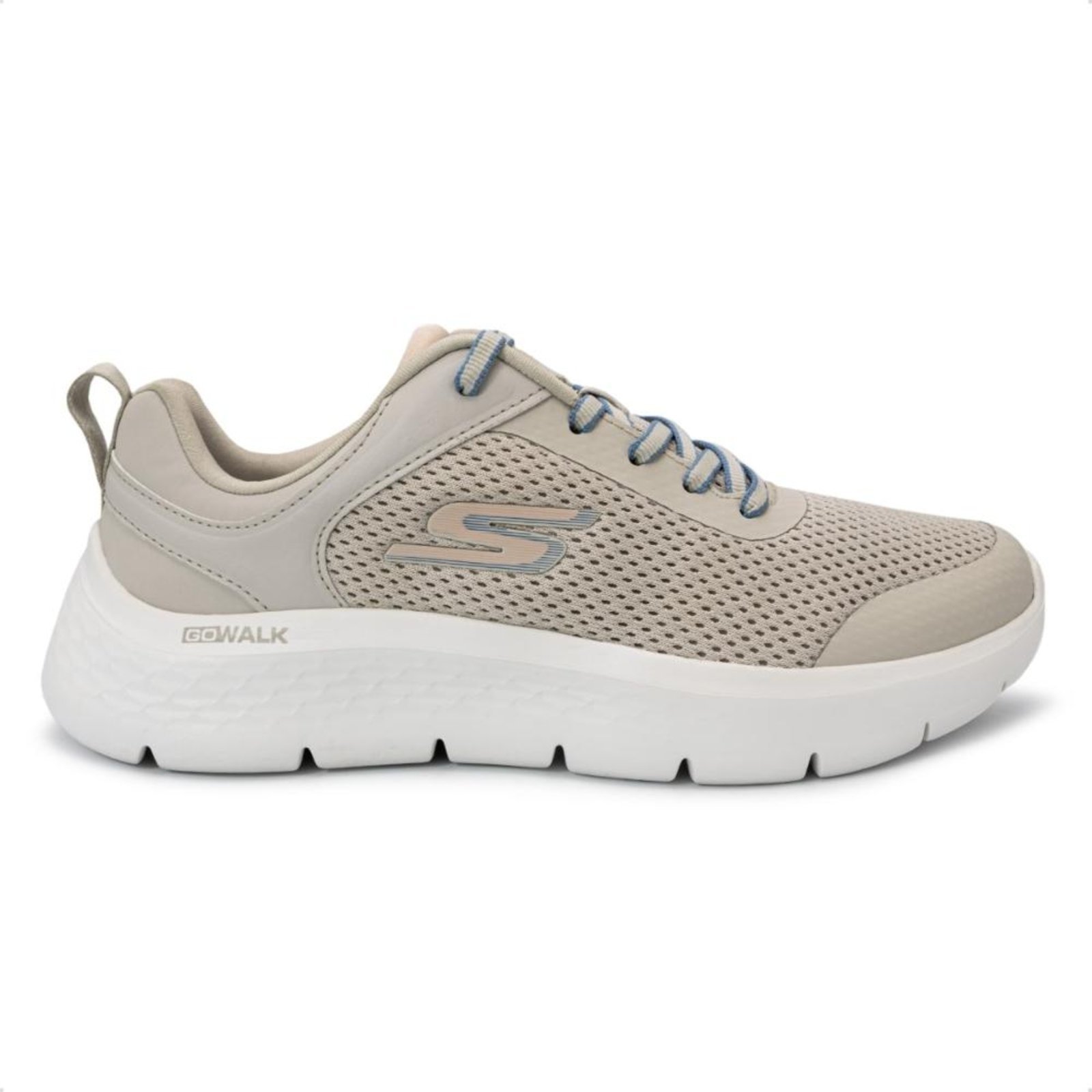 Tênis Skechers Feminino Go Walk Flex – Night Bege