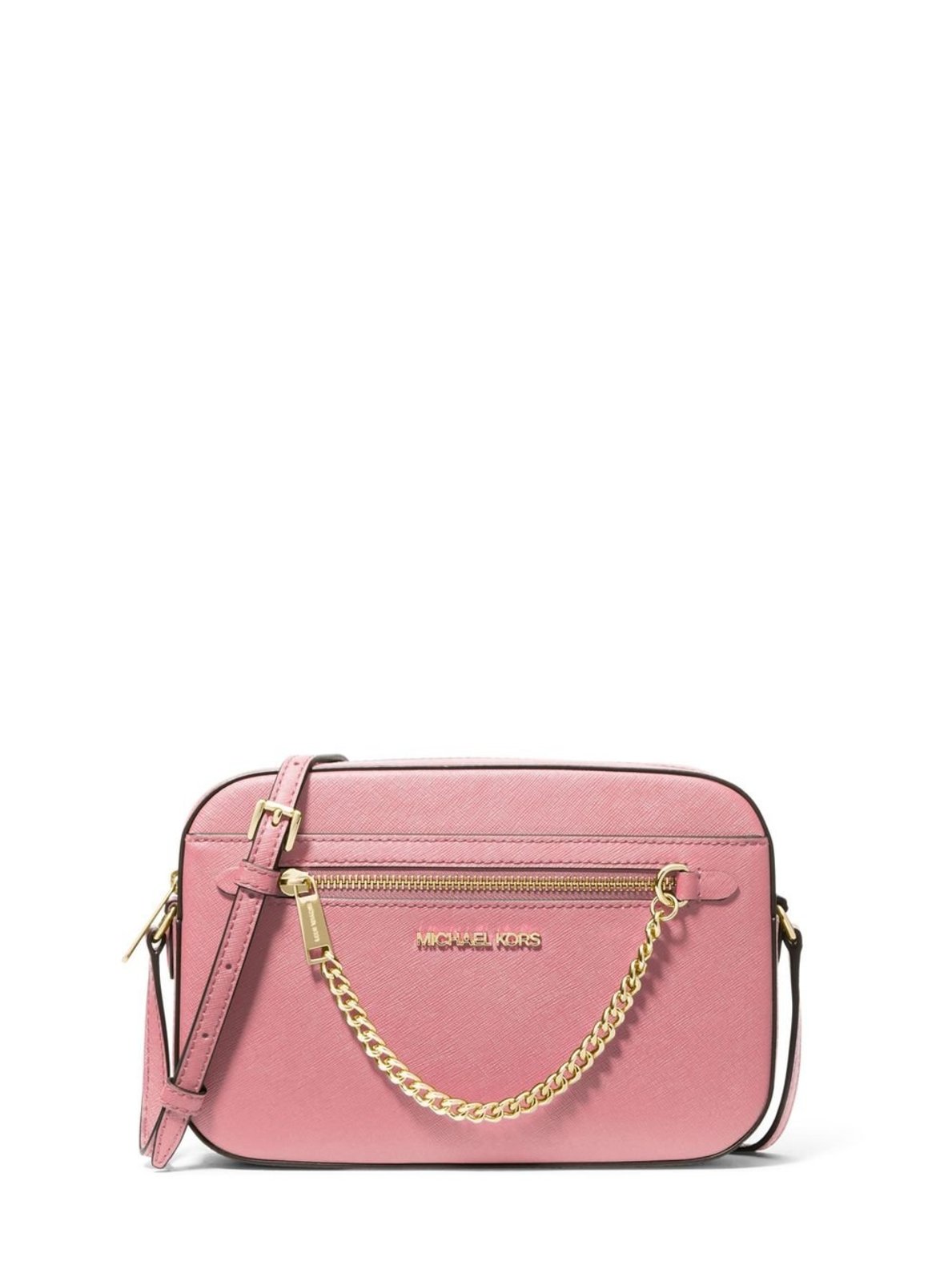 Bolsa Transversal Jet Set Média De Couro 35S1gttc7l611