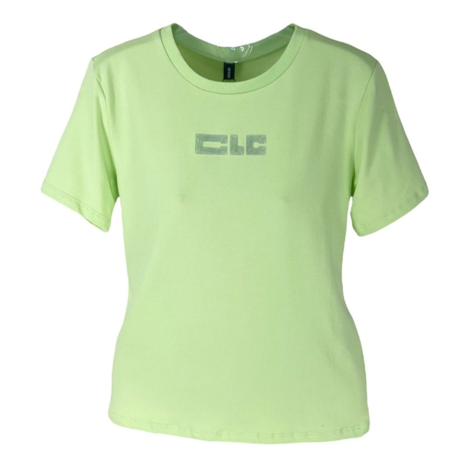 Camiseta Baby Look com Logo Alto Relevo Colcci CLC Verde Woodlawn