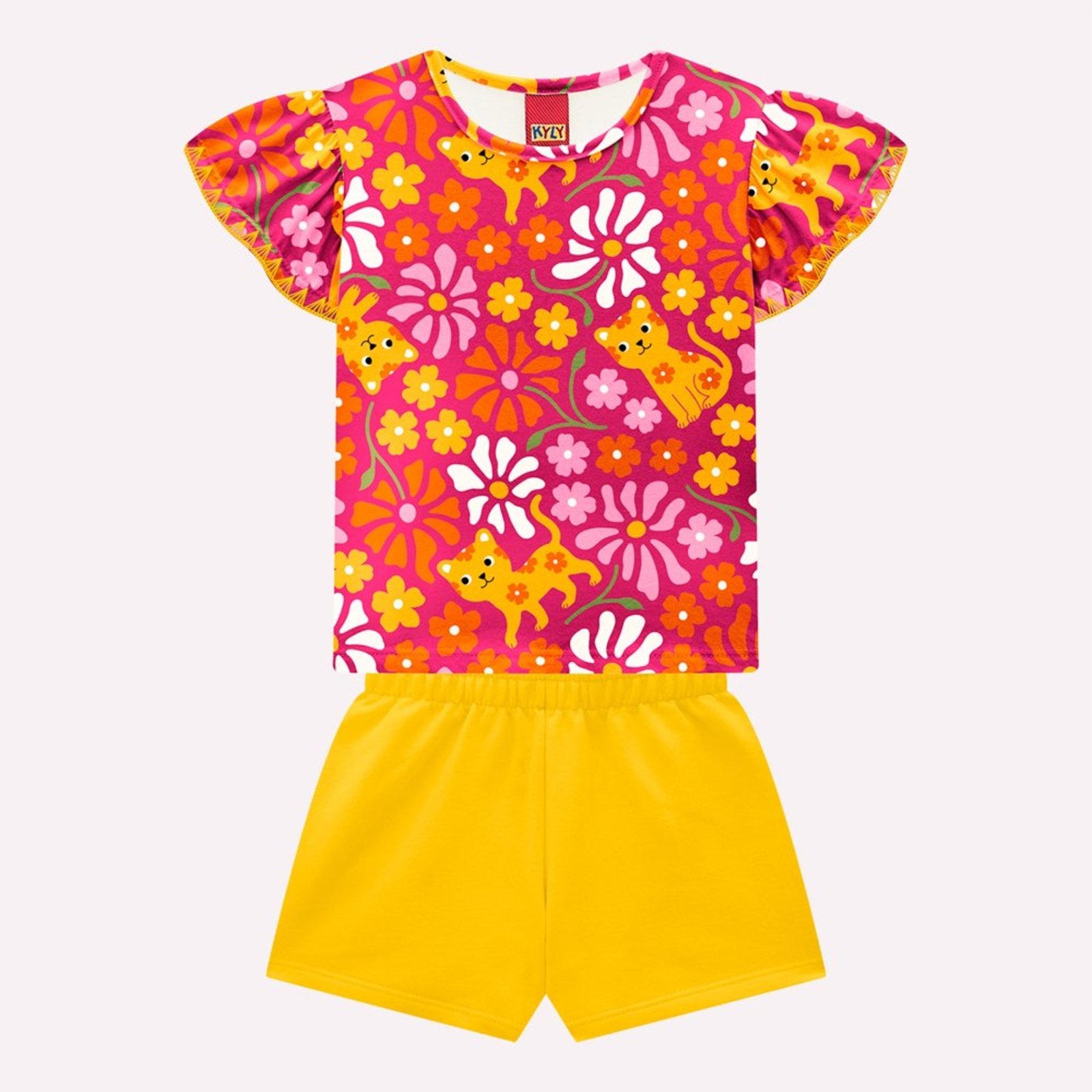 Infantil - Conjunto Menina em Algodão Kyly